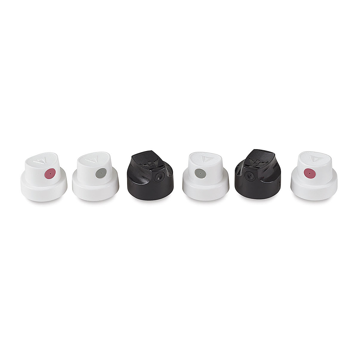 Liquitex Professional Spray Paint Nozzles - Set of 6 assorted nozzles in row
Liquitex Professional Spray Paint Nozzles - Set of 6 assorted nozzles in row