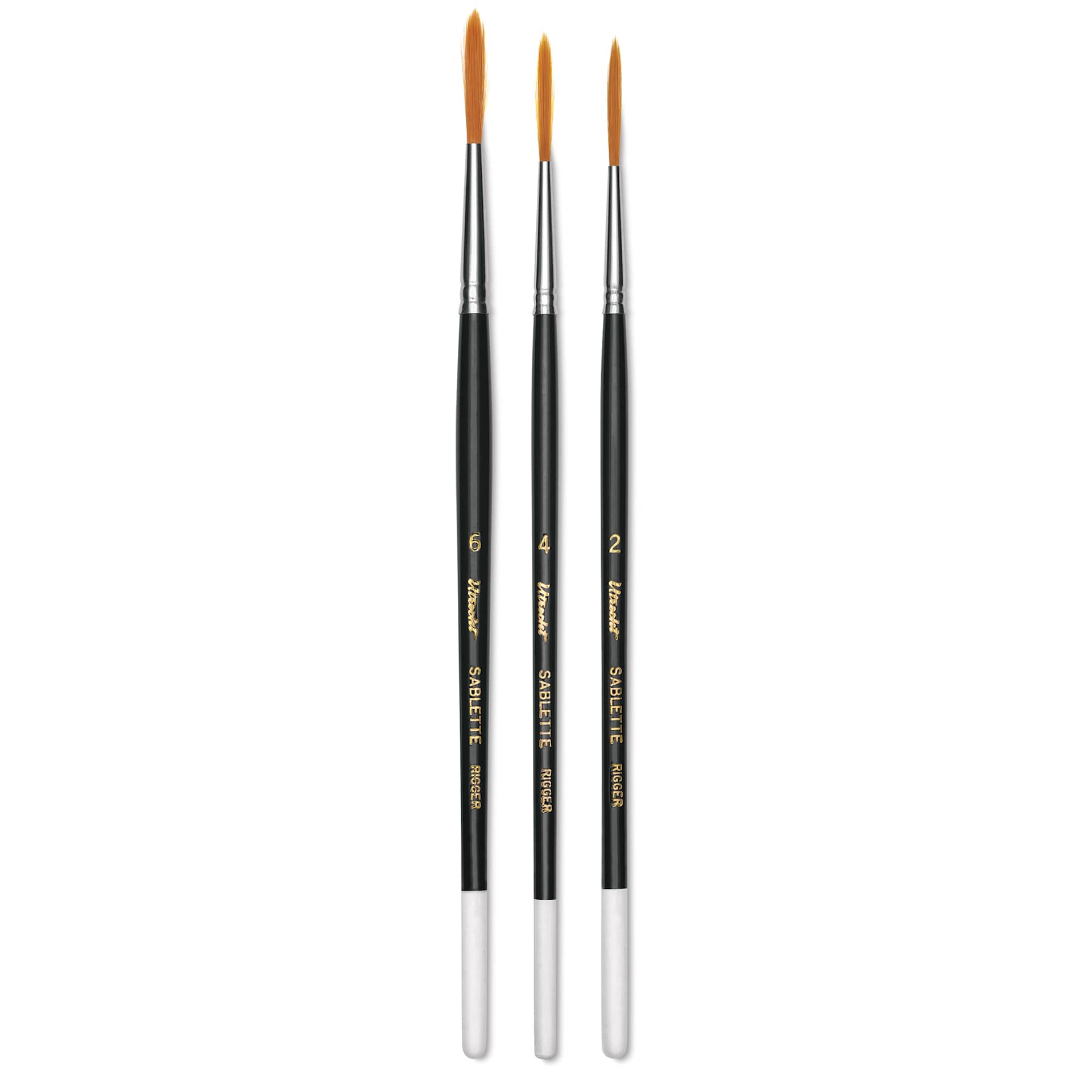 Utrecht Synthetic Sablette Brushes - Short Handle, Rigger brushes Utrecht Synthetic Sablette Brushes - Short Handle, Rigger brushes