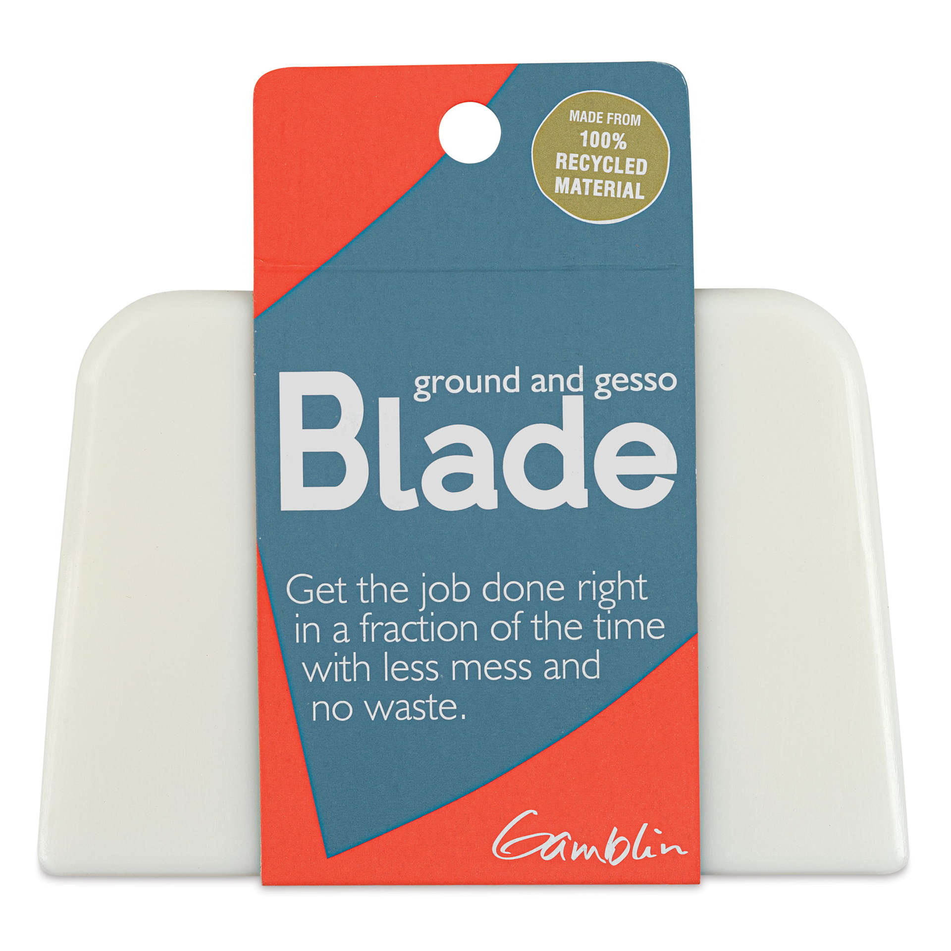 Gamblin Ground and Gesso Blade - Small, 4" Wide, front of the packaging Gamblin Ground and Gesso Blade - Small, 4" Wide, front of the packaging