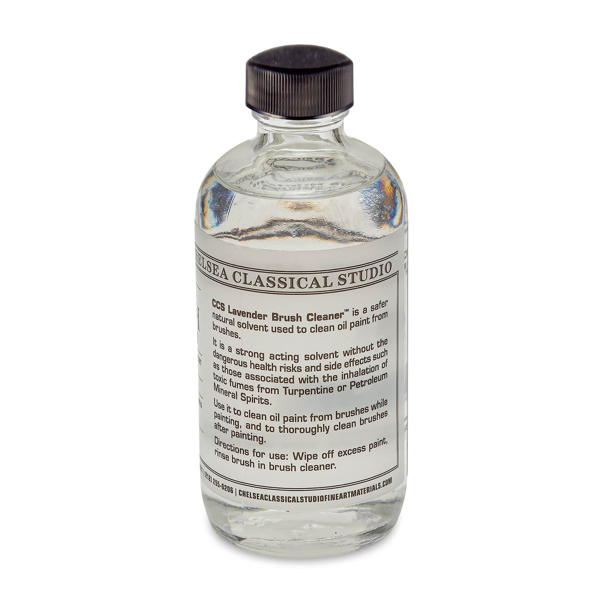 Chelsea Classical Studio Brush Cleaner - Lavender Brush Cleaner, 4 oz (back)
