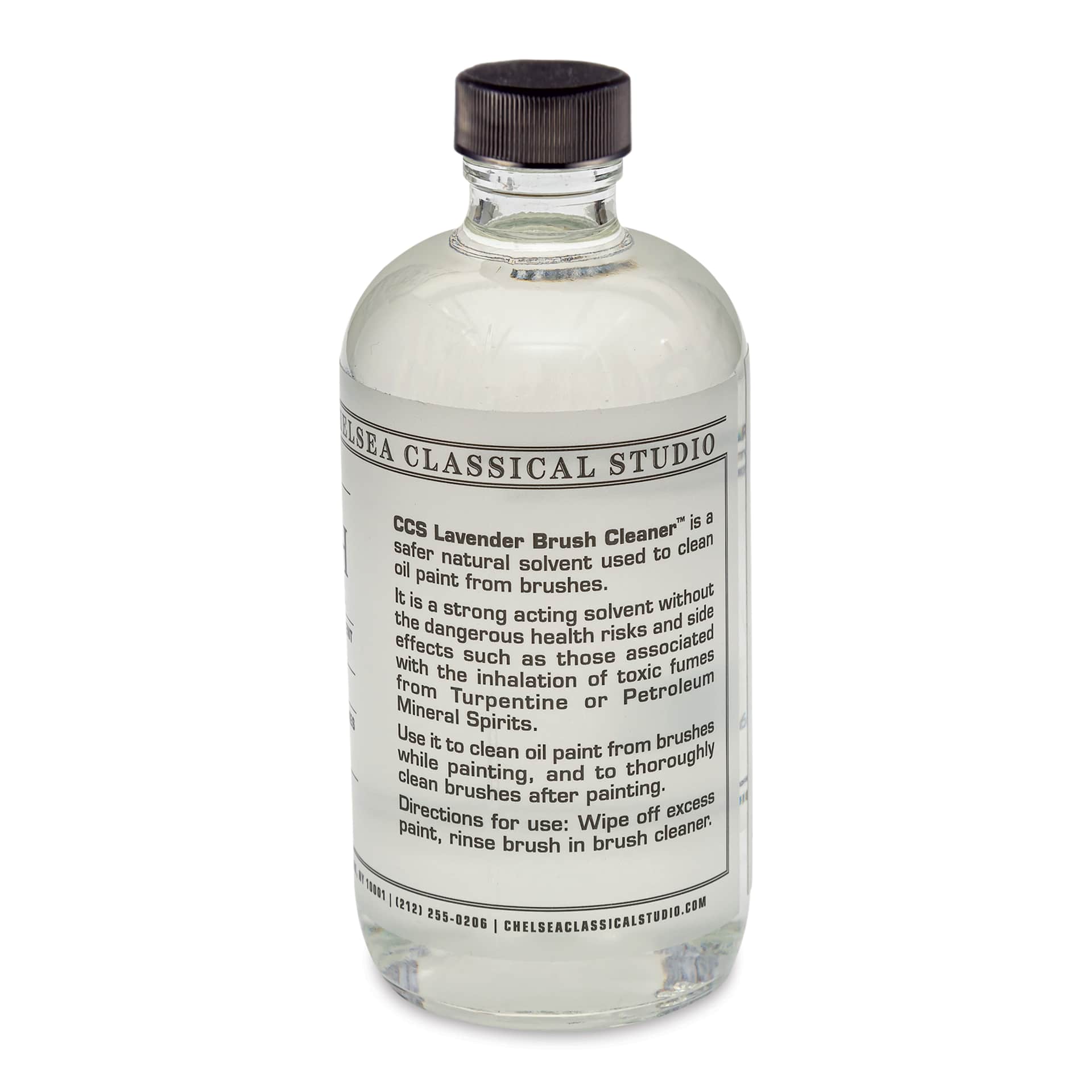 Chelsea Classical Studio Brush Cleaner - Lavender Brush Cleaner, 8 oz (back)
