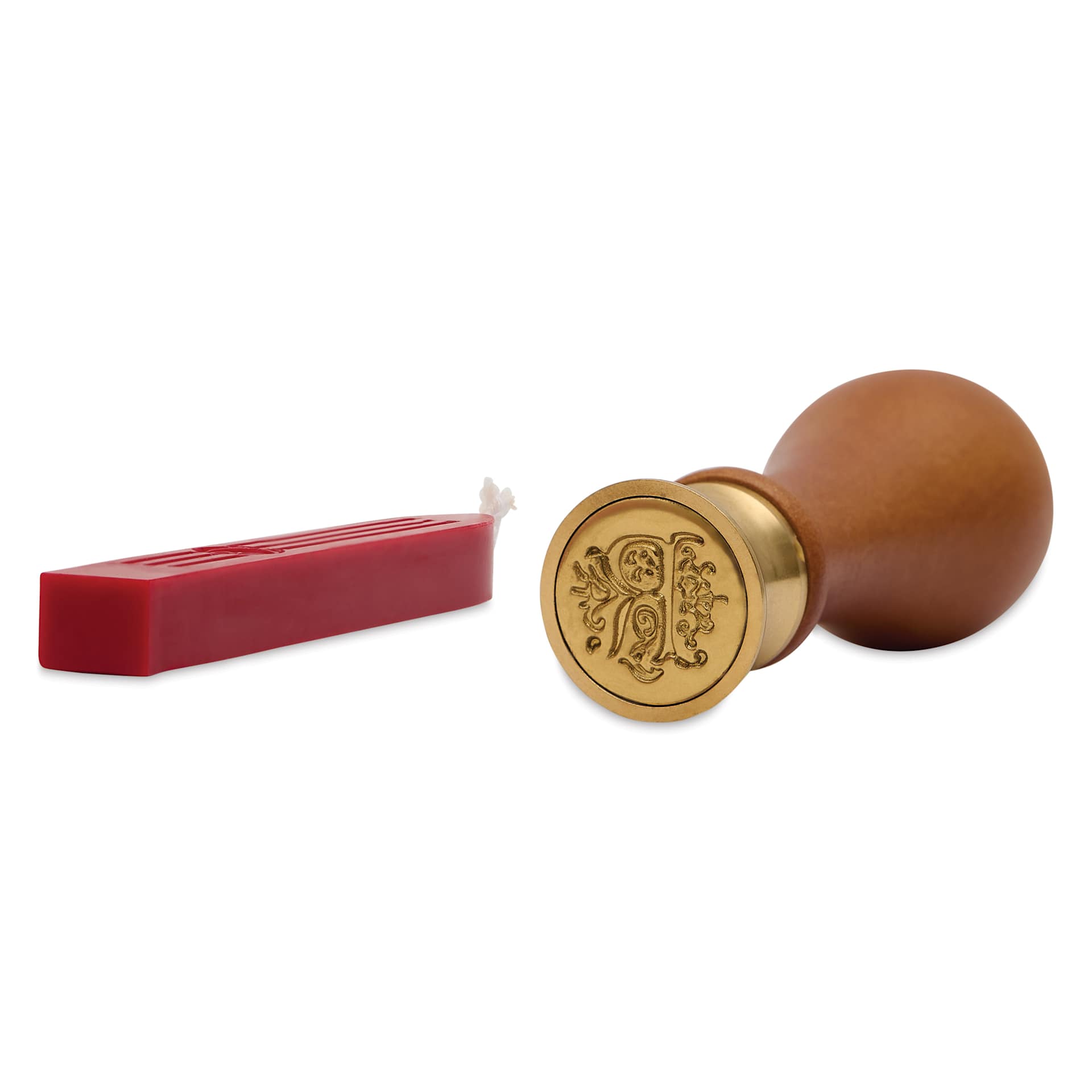 Manuscript Ceramic Small Initial Sealing Coin Set - Letter R