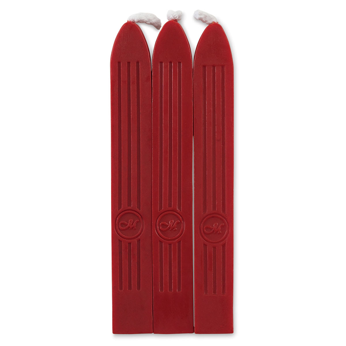 Manuscript Sealing Wax Sticks - Red, Pkg of 3