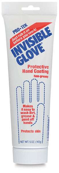 Invisible Glove - Front view of tube shown