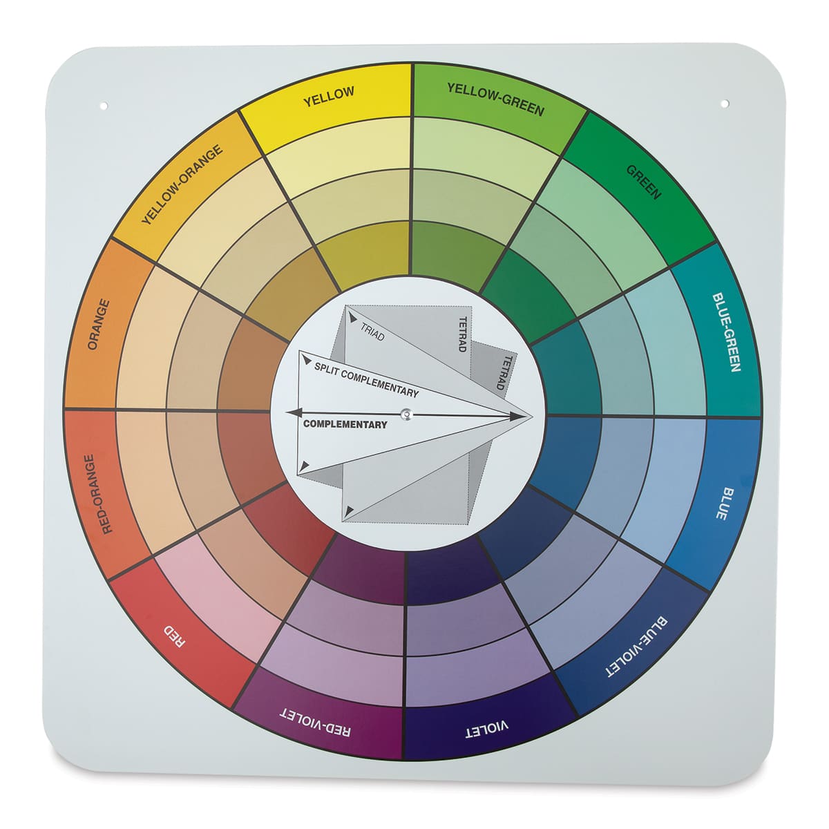 Artist's Color Wheel - The Big Wheel, Classroom Version, 26" (back) Artist's Color Wheel - The Big Wheel, Classroom Version, 26" (back)