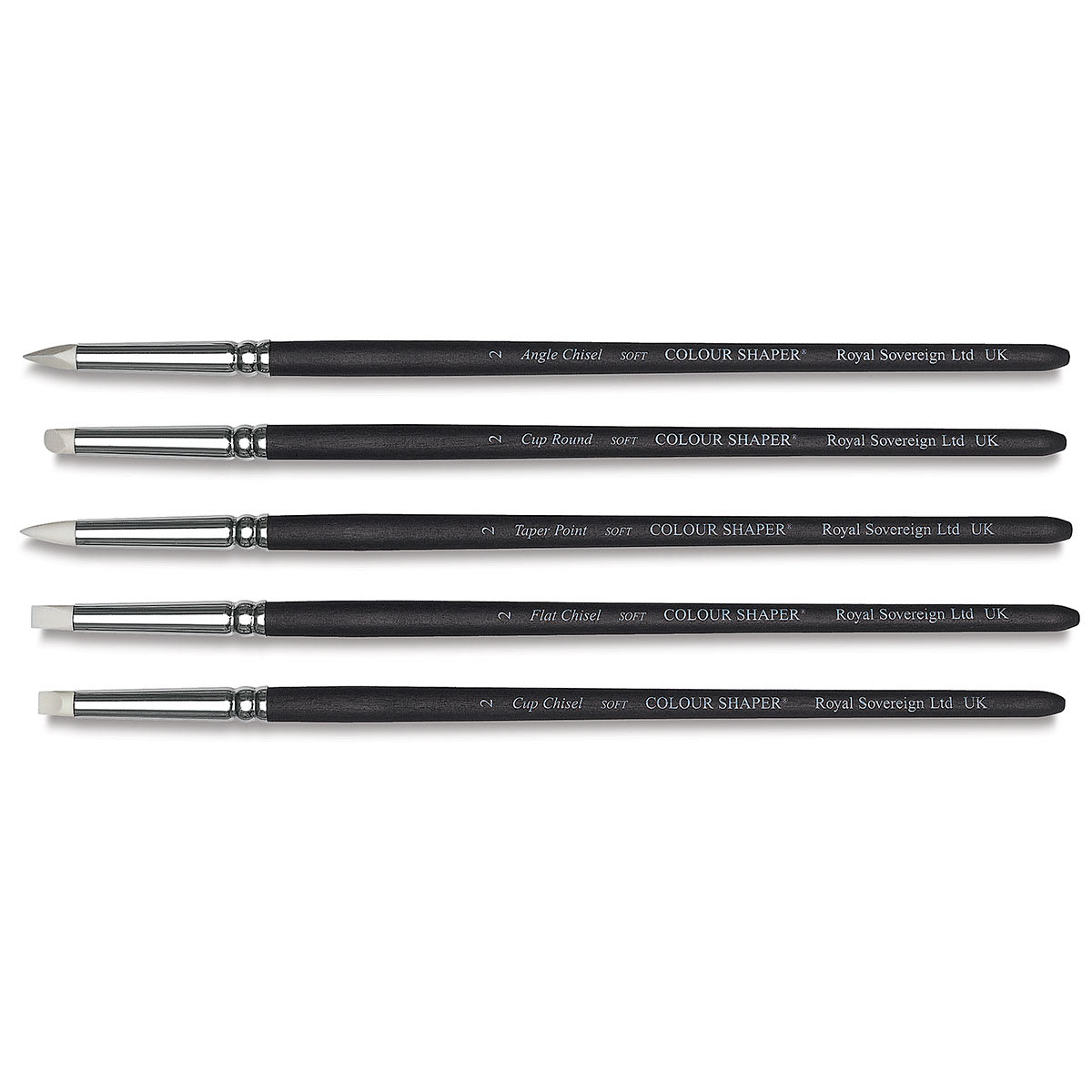 Colour Shapers Tool - Set of 5 Tips, Soft, Size 2, Set of 5