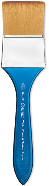 Close-up of Winsor & Newton Cotman Watercolor Brush - 2" Flat