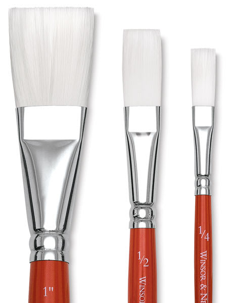 Winsor & Newton University Brushes - One Stroke, Short Handle Winsor & Newton University Brushes - One Stroke, Short Handle