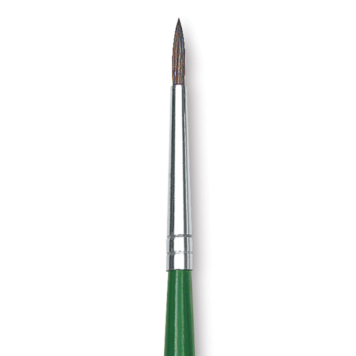 Blick Economy Pony Hair Brush - Round, Short Handle, Size 1 close-up