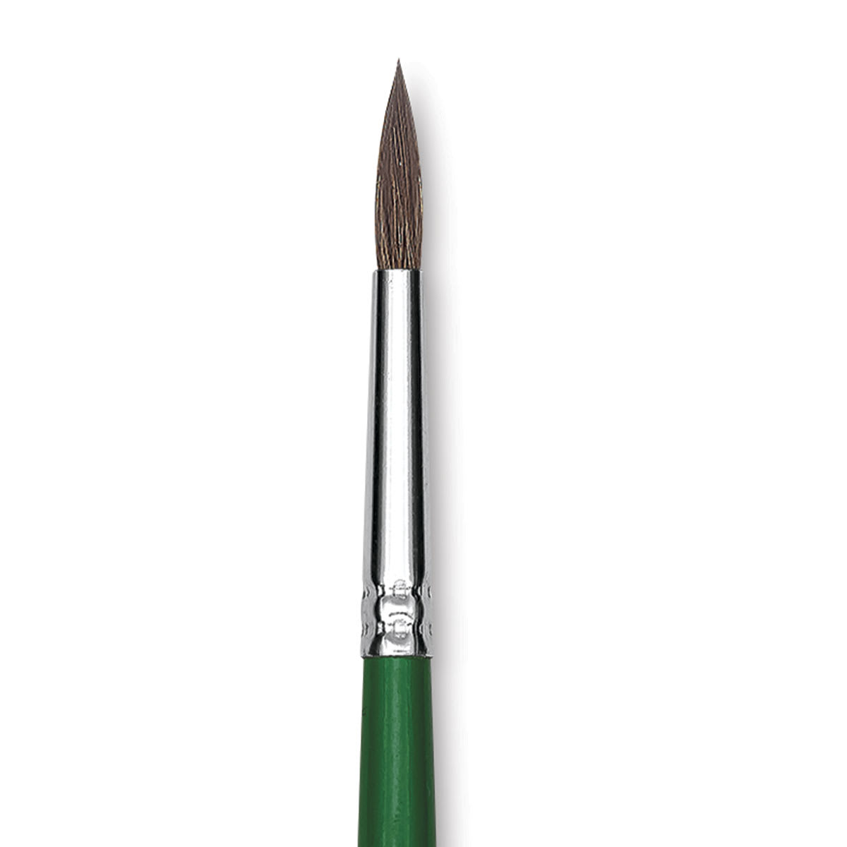 Blick Economy Pony Hair Brush - Round, Short Handle, Size 6 close-up