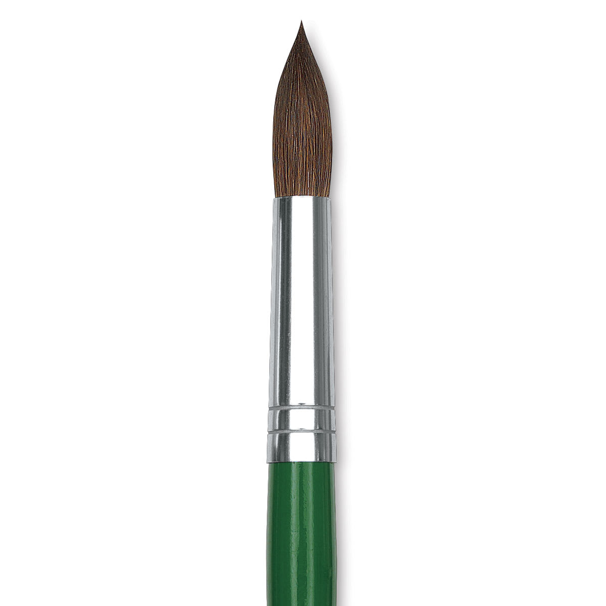 Blick Economy Pony Hair Brush - Round, Short Handle, Size 14 close-up