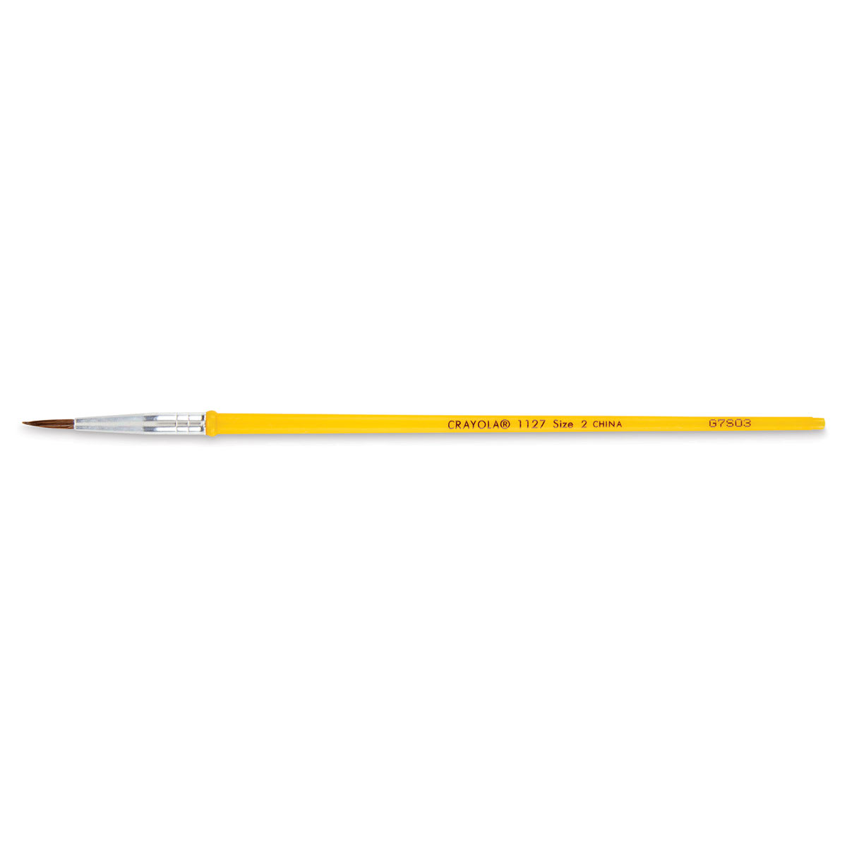 Crayola Camel Hair Watercolor Brush - Round, Size 2
