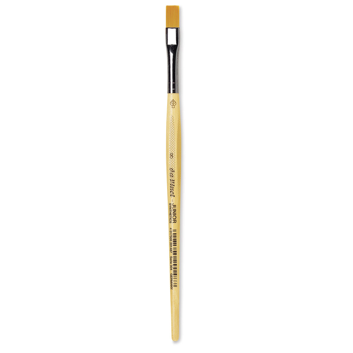 Da Vinci Junior Synthetic Brush - Bright, Short Handle, Size 8