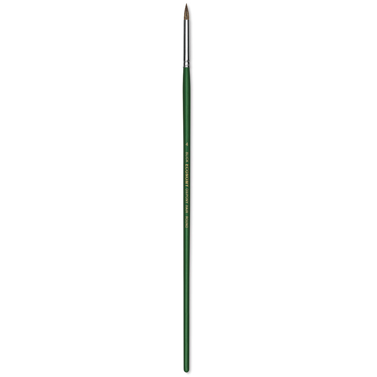 Blick Economy Ox/Pony Hair Brush - Round, Long Handle, Size 4