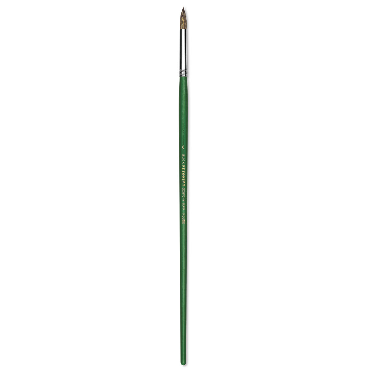 Blick Economy Ox/Pony Hair Brush - Round, Long Handle, Size 8
