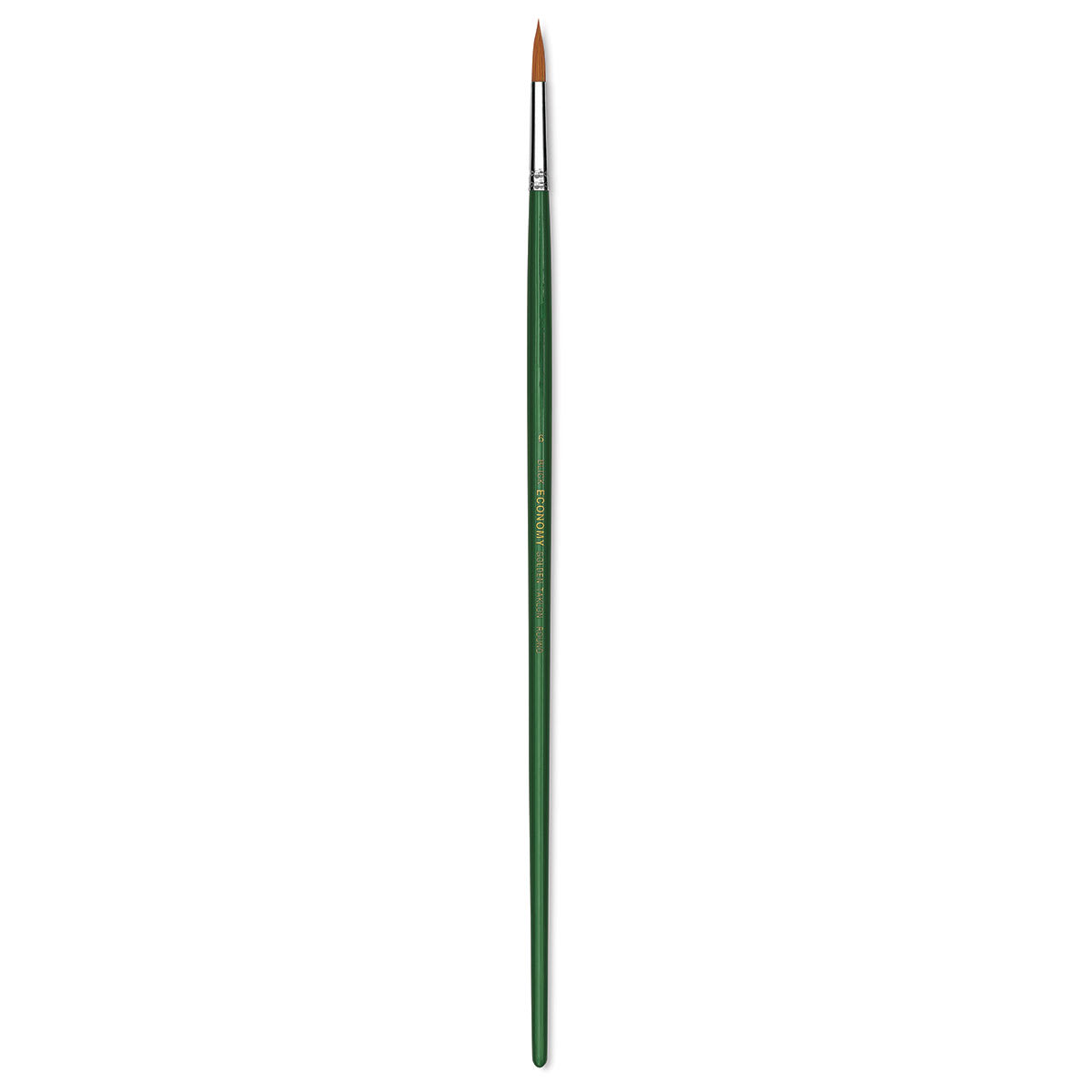Blick Economy Golden Taklon Brush - Round, Long Handle, Size 6