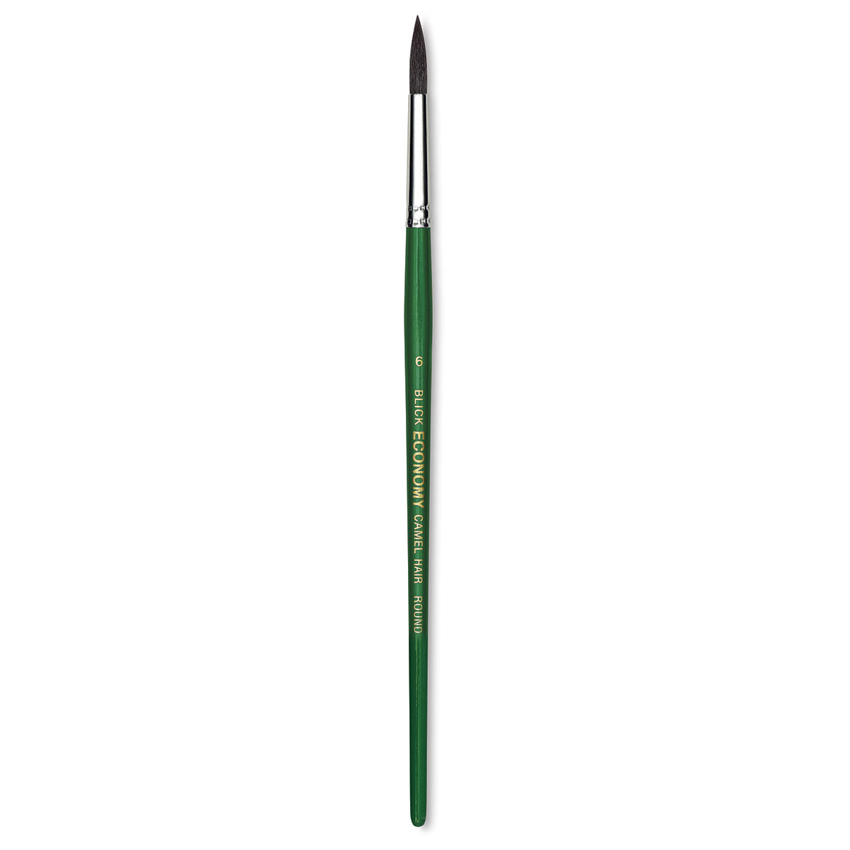 Blick Economy Camel Hair Brush - Round, Short Handle, Size 6