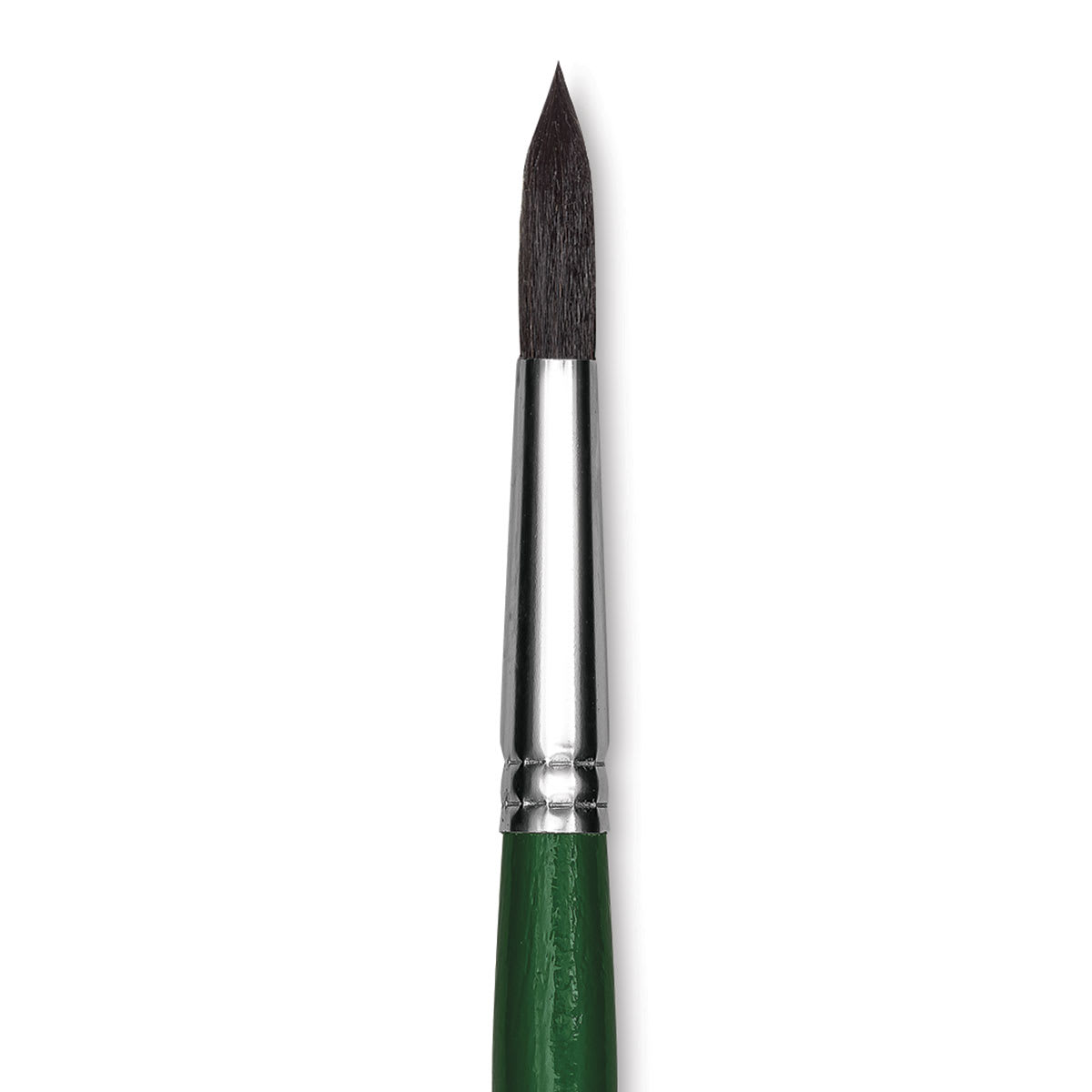 Blick Economy Camel Hair Brush - Round, Short Handle, Size 10 close up