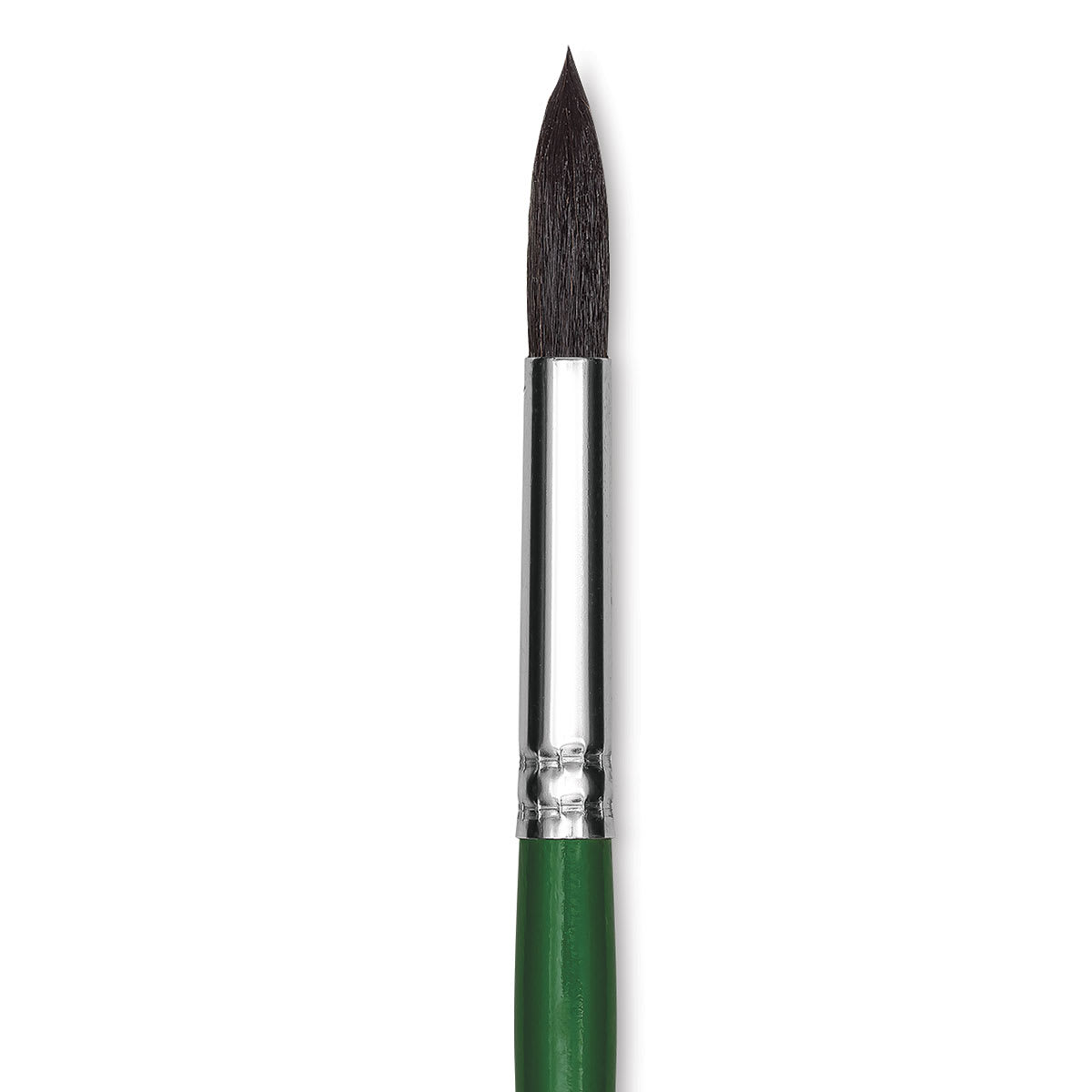 Blick Economy Camel Hair Brush - Round, Short Handle, Size 12 close up
