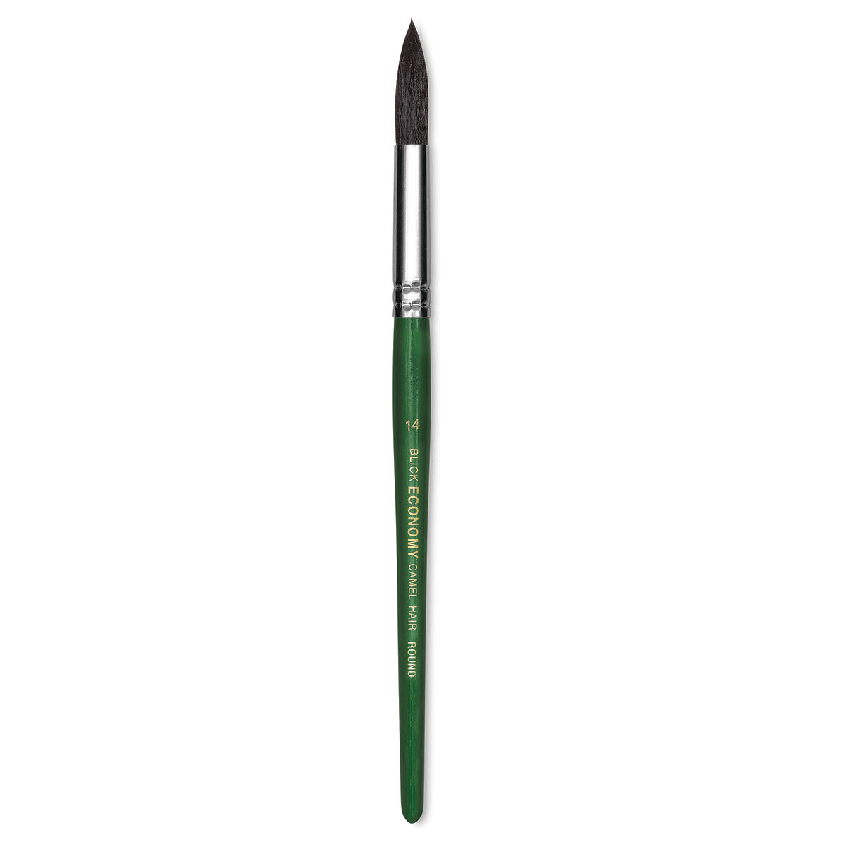Blick Economy Camel Hair Brush - Round, Short Handle, Size 14