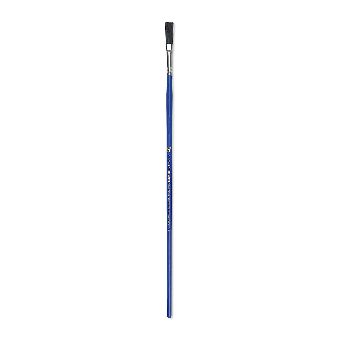 Blick Scholastic Black Bristle Brush - Extended, Long Handle, Size 1/4"