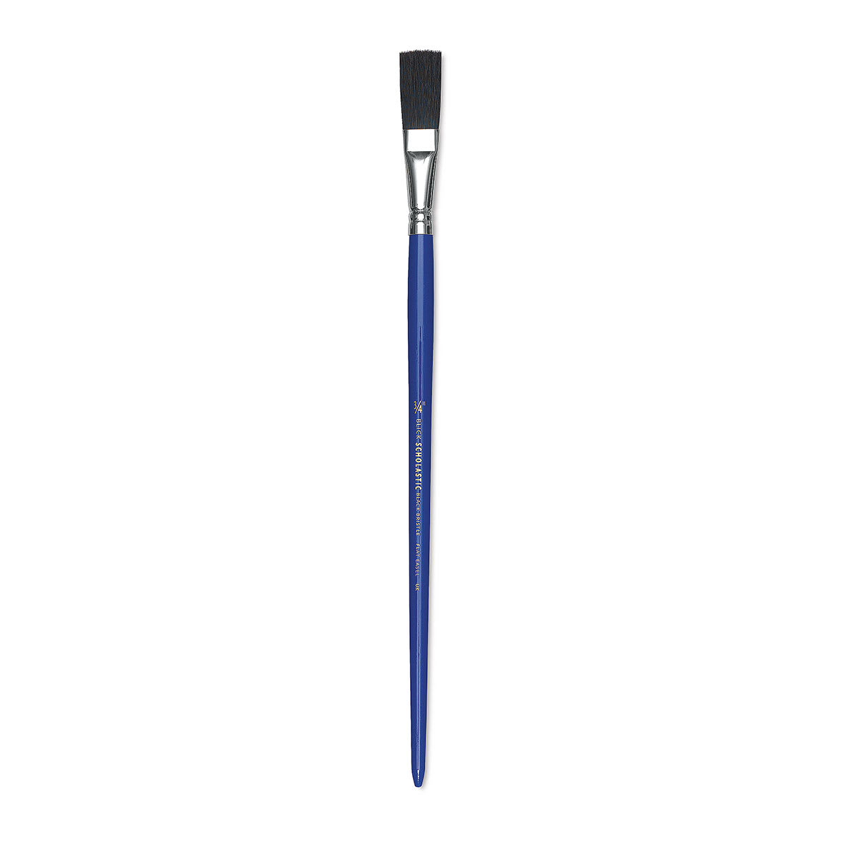Blick Scholastic Black Bristle Brush - Easel, Long Handle, Size 3/4"