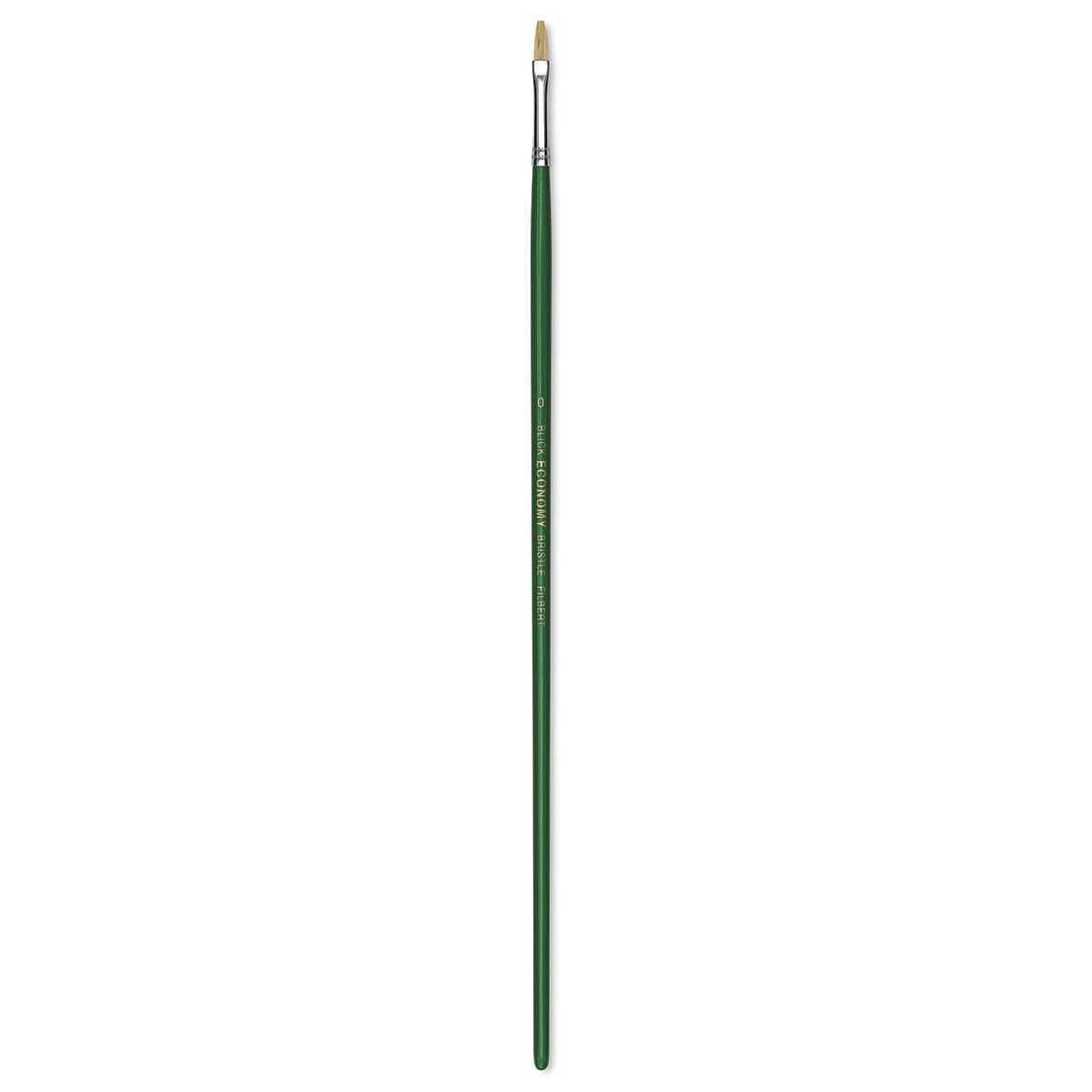 Blick Economy White Bristle Brush - Filbert, Size 0