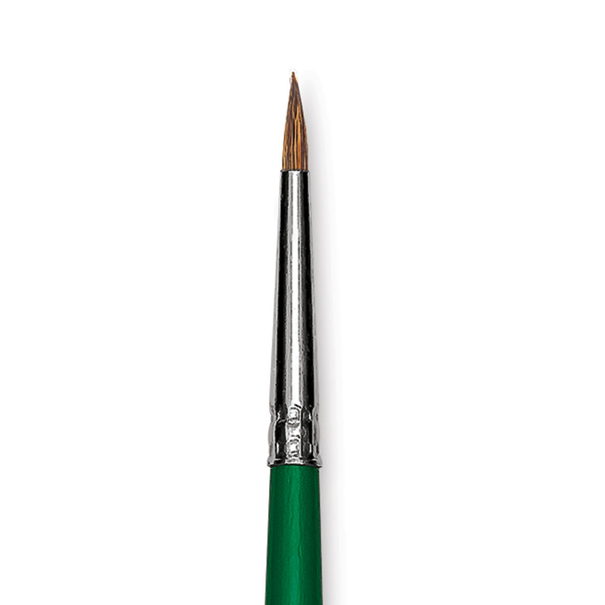 Blick Economy Sable Brush - Round, Long Handle, Size 0 close up