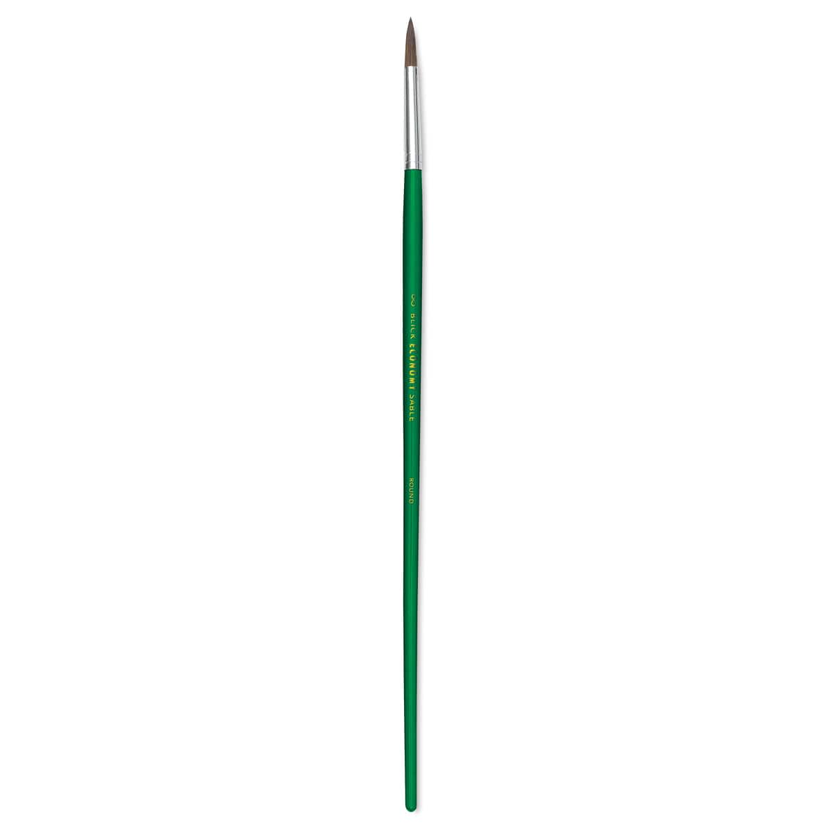 Blick Economy Sable Brush - Round, Long Handle, Size 8