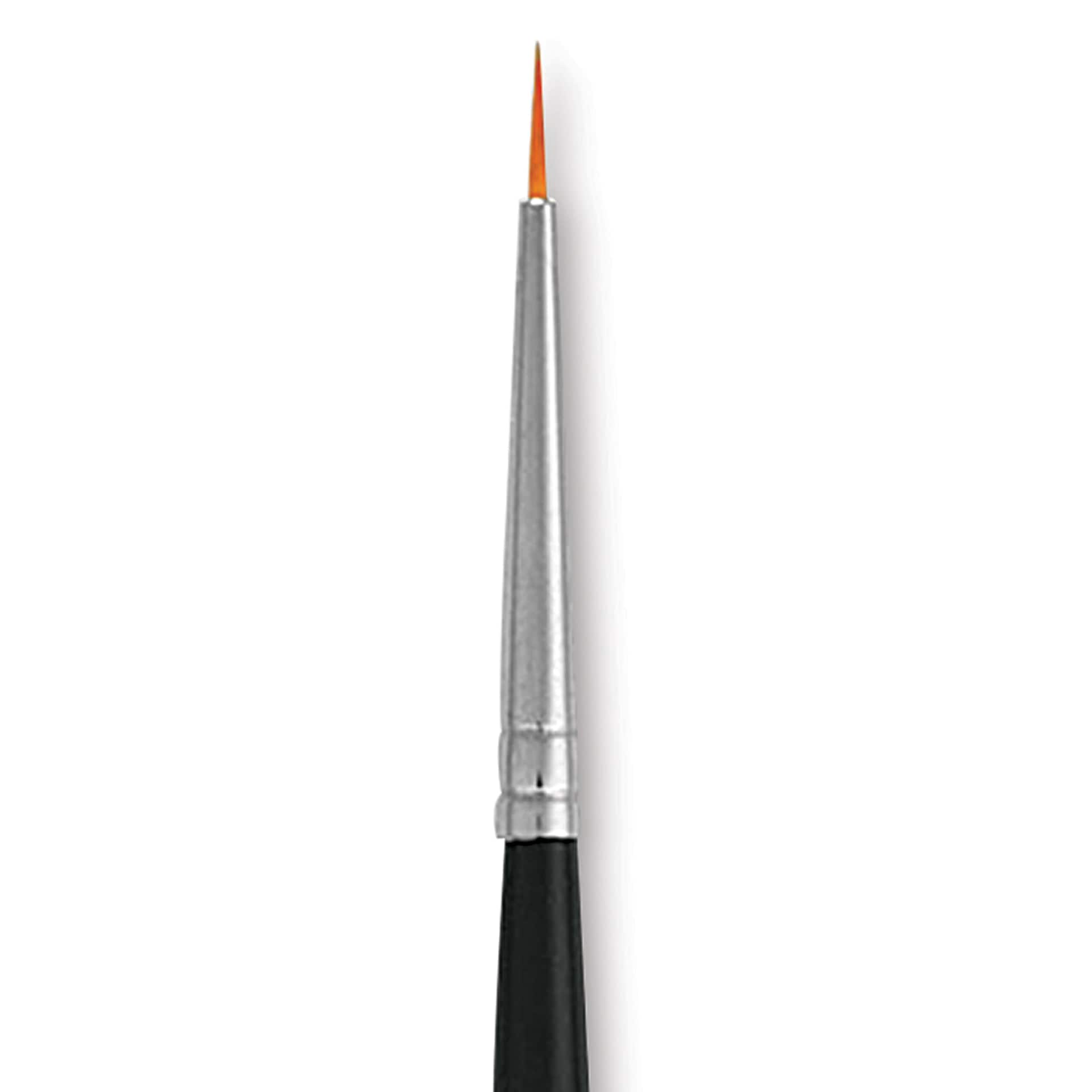 Dynasty Finest Golden Synthetic Brush - Round, Refill Brush, 3/0 close up