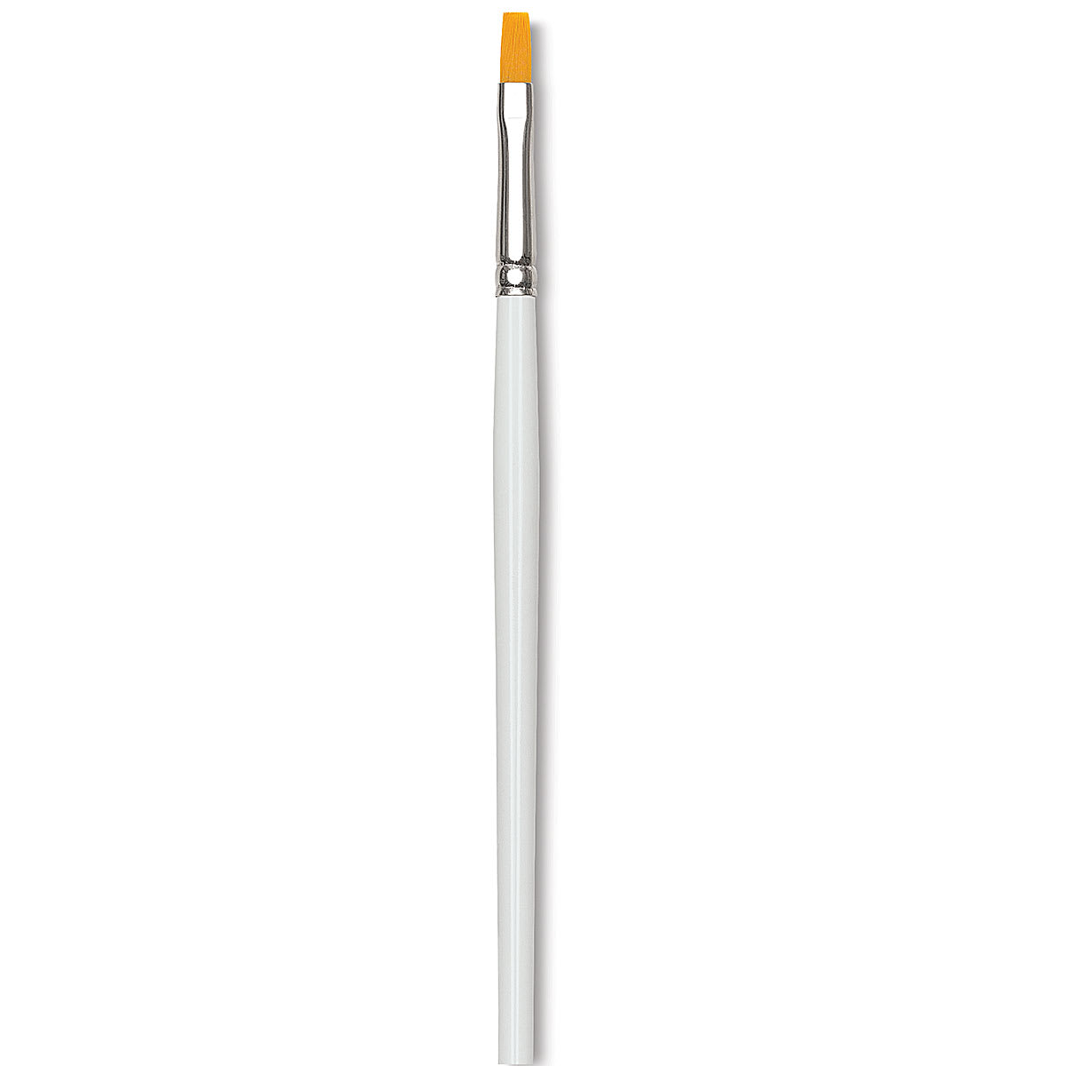 Bob Ross Gold Synthetic Brush - Size 6 Finisher Brush shown upright Bob Ross Gold Synthetic Brush - Size 6 Finisher Brush shown upright