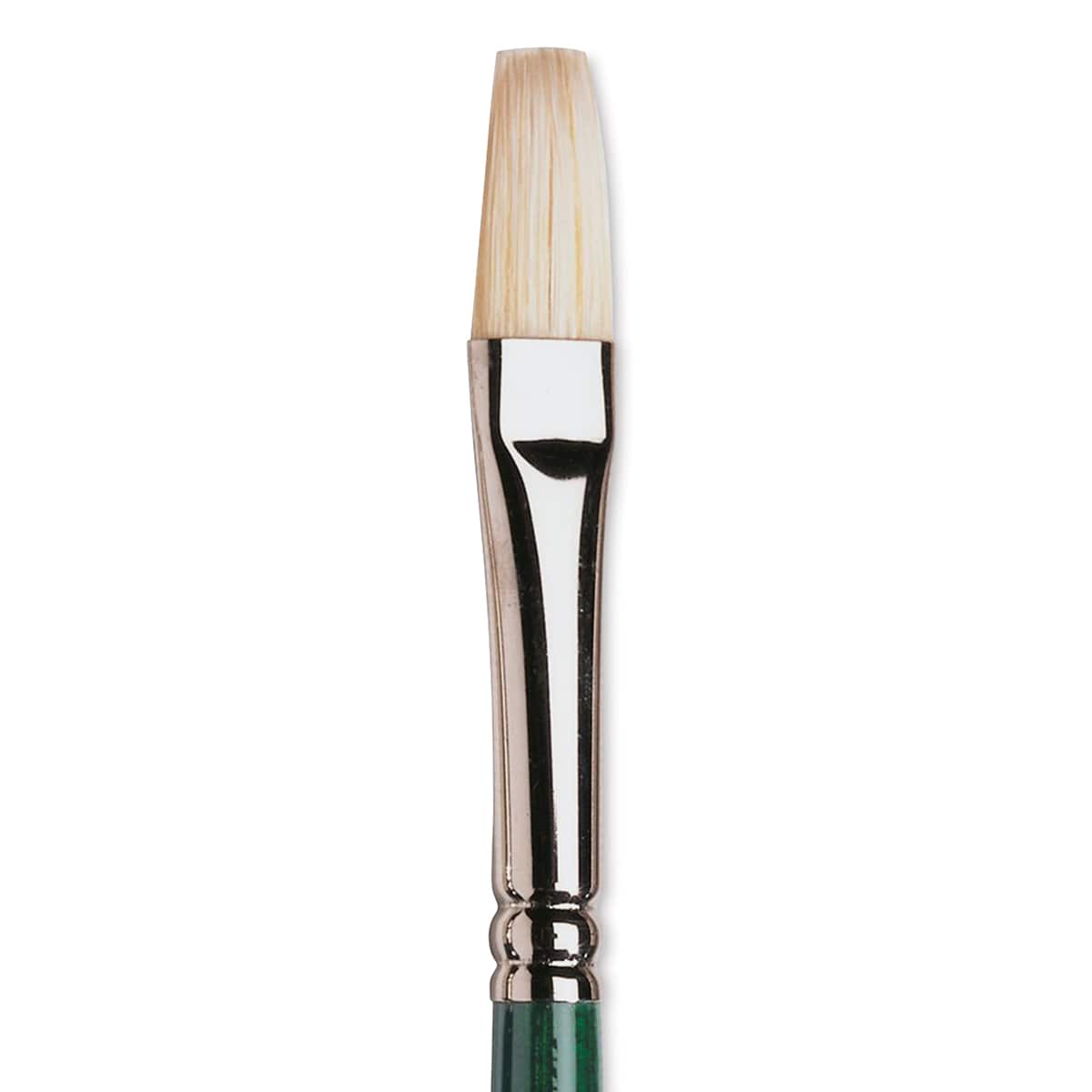 Winsor & Newton Winton Hog Bristle Brush - Flat, Long Handle, Size 6