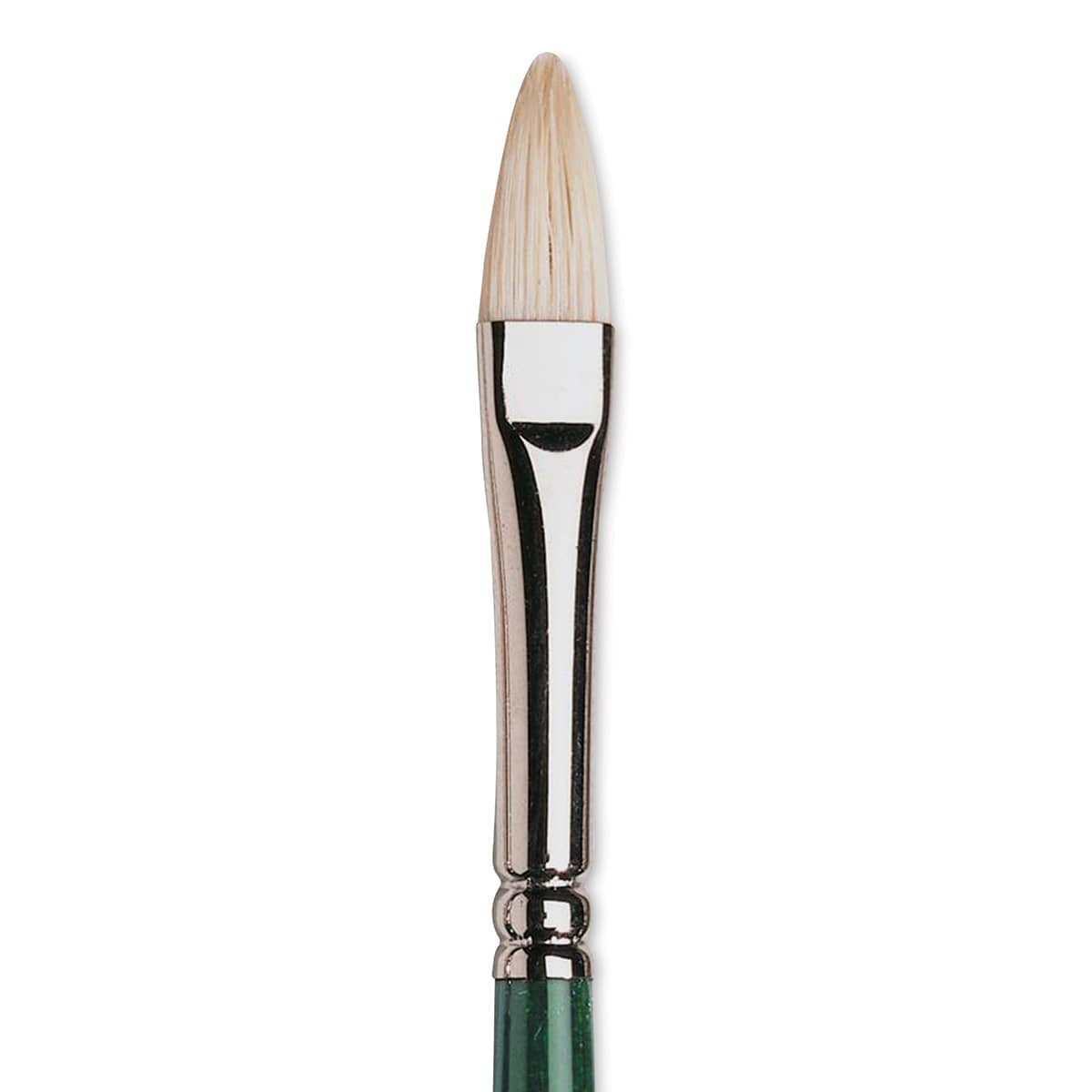 Winsor & Newton Winton Hog Bristle Brush - Filbert, Long Handle, Size 4