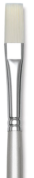 Winsor & Newton Artisan Brush - Flat, Long Handle, Size 12 close up