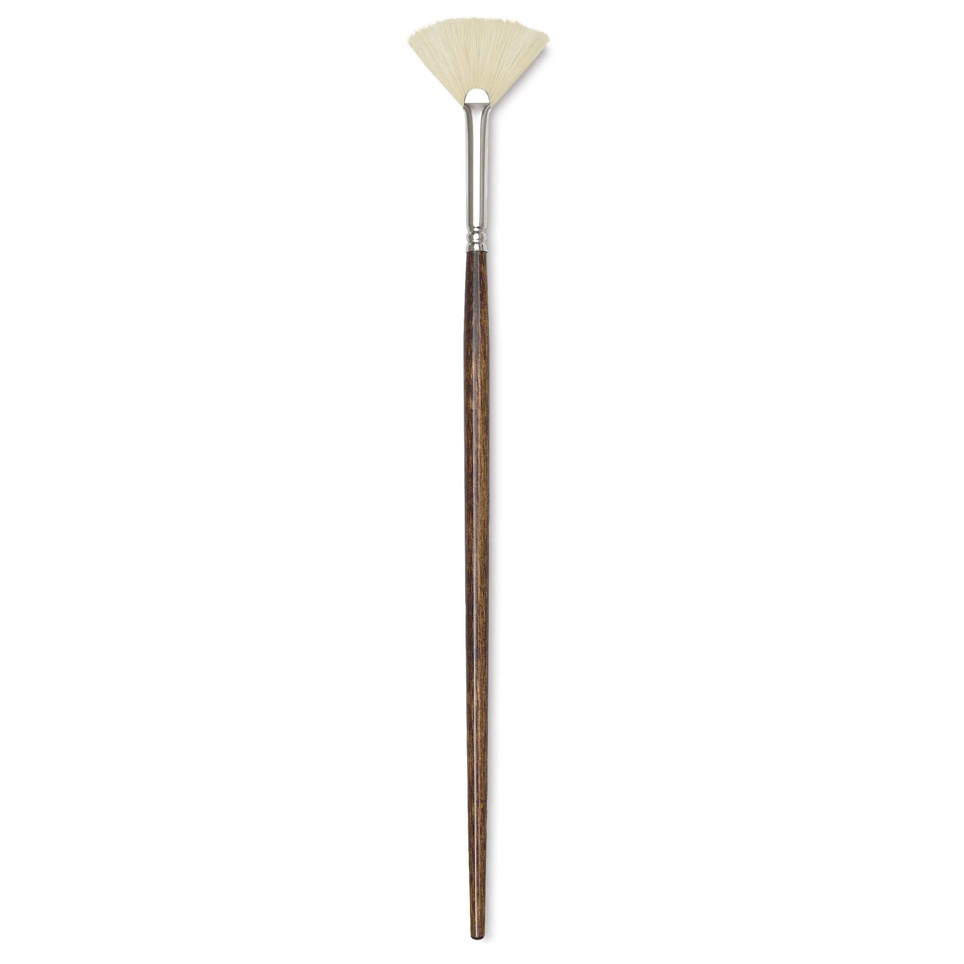 Blick Masterstroke White Bristle Brush - Fan, Short Handle, Size 2