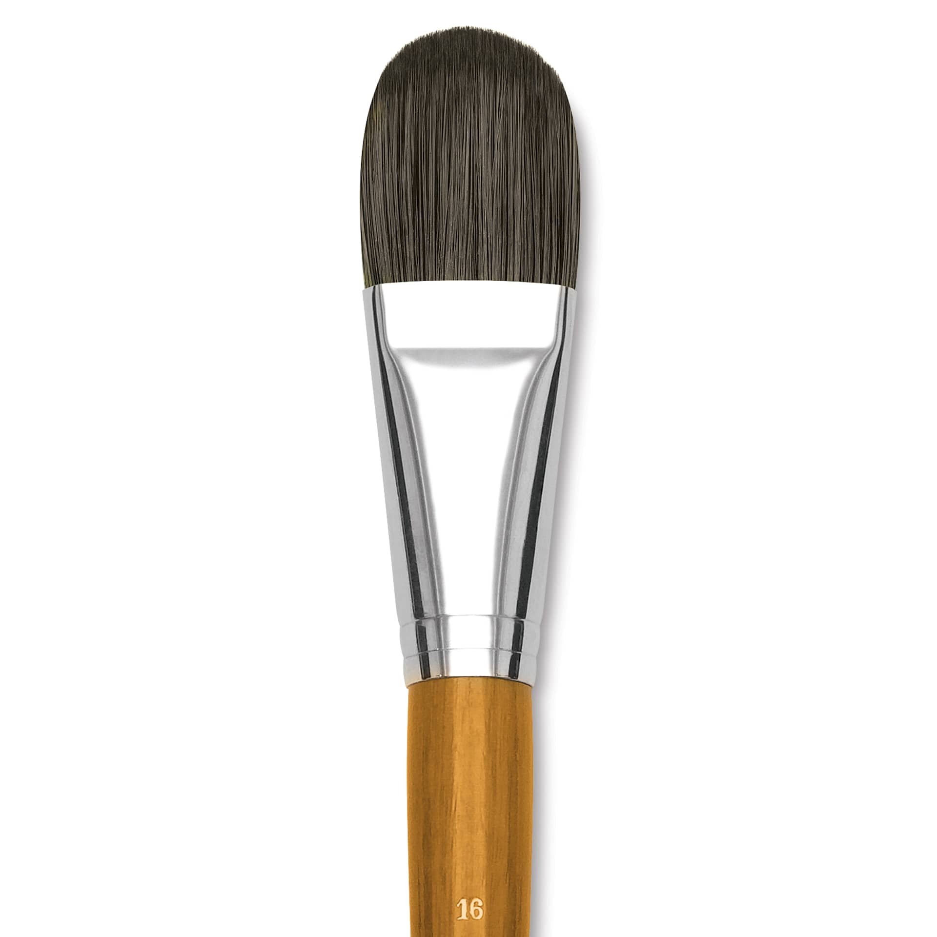 Isabey Isacryl Brush - Filbert, Long Handle, Size 16