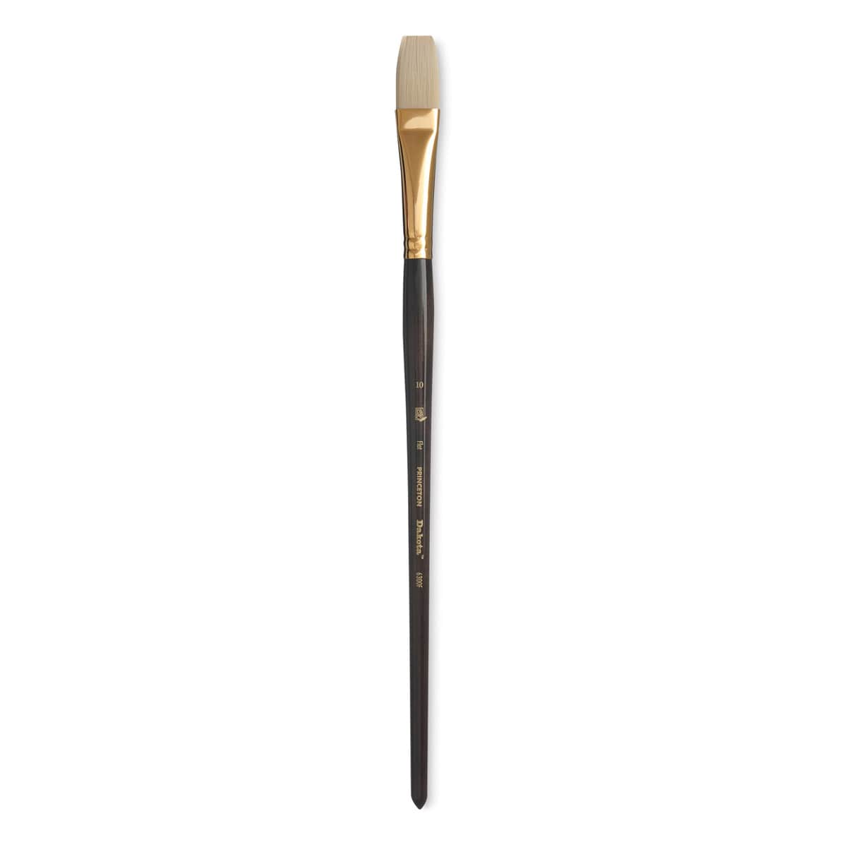 Princeton Series 6300 Dakota Synthetic Bristle Brush - Flat, Long Handle, Size 10
