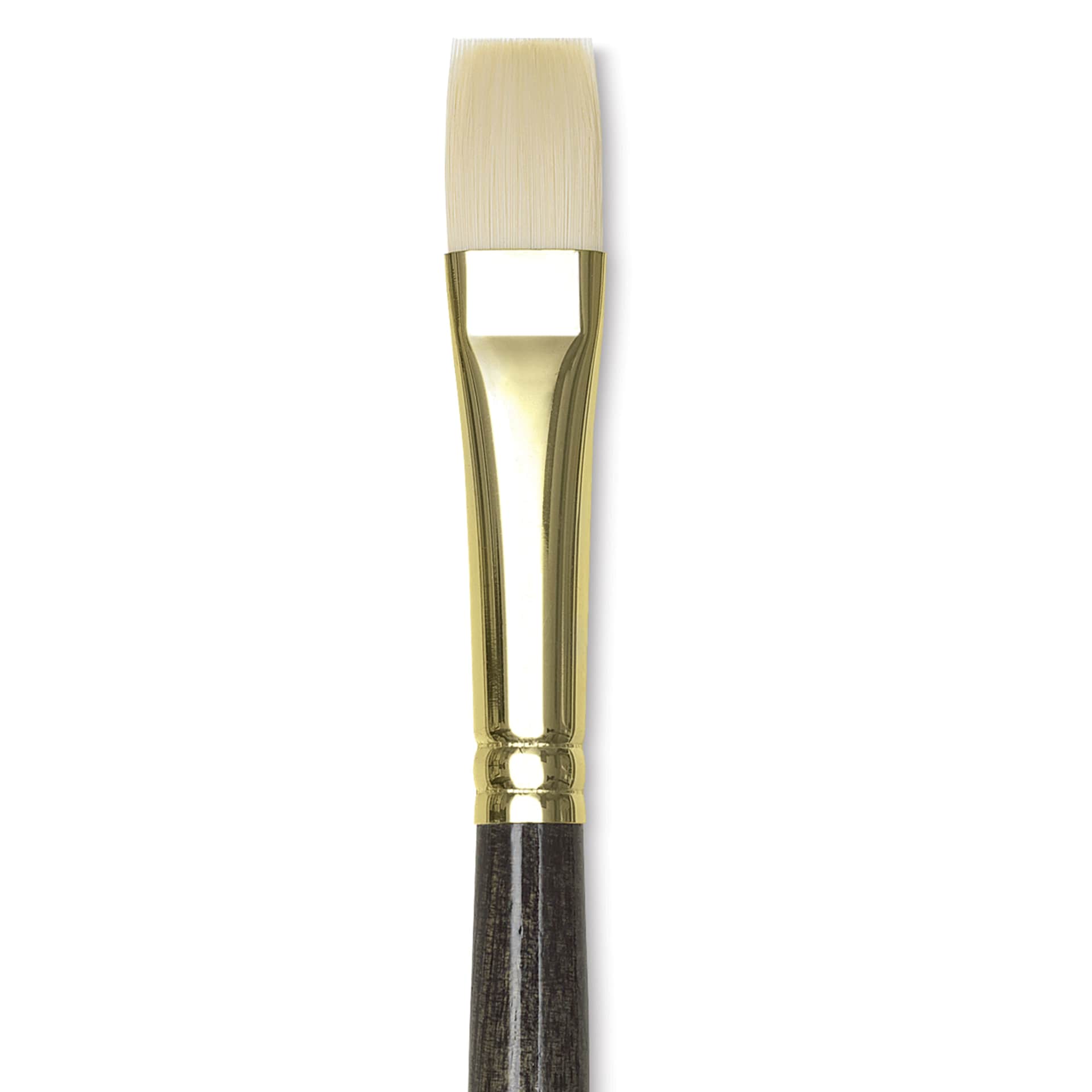Princeton Series 6300 Dakota Synthetic Bristle Brush - Bright, Long Handle, Size 8 close up