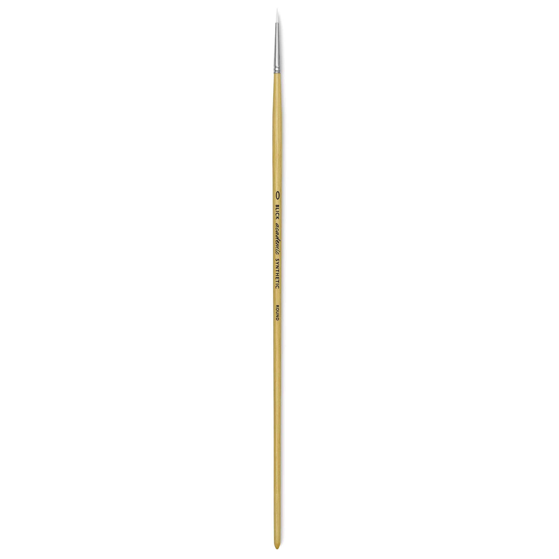 Blick Academic White Synthetic Brush - Round, Size 0