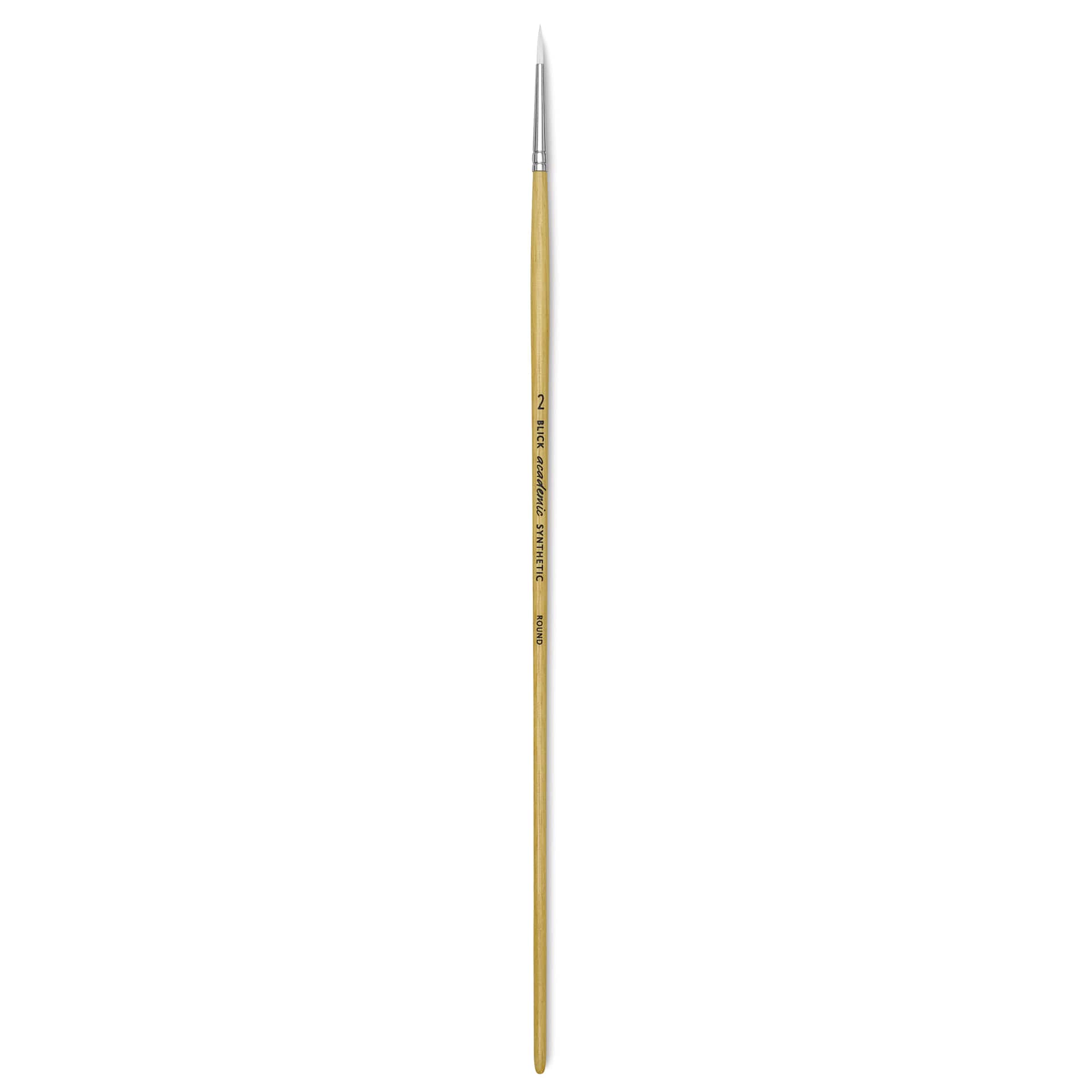 Blick Academic White Synthetic Brush - Round, Size 2