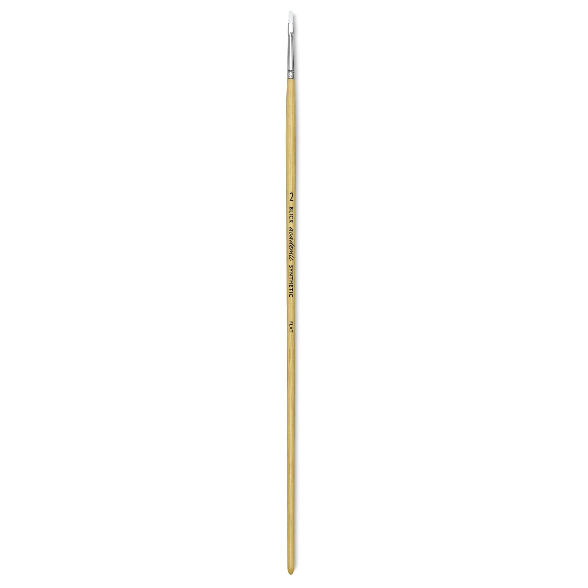 Blick Academic White Synthetic Brush - Flat, Size 2