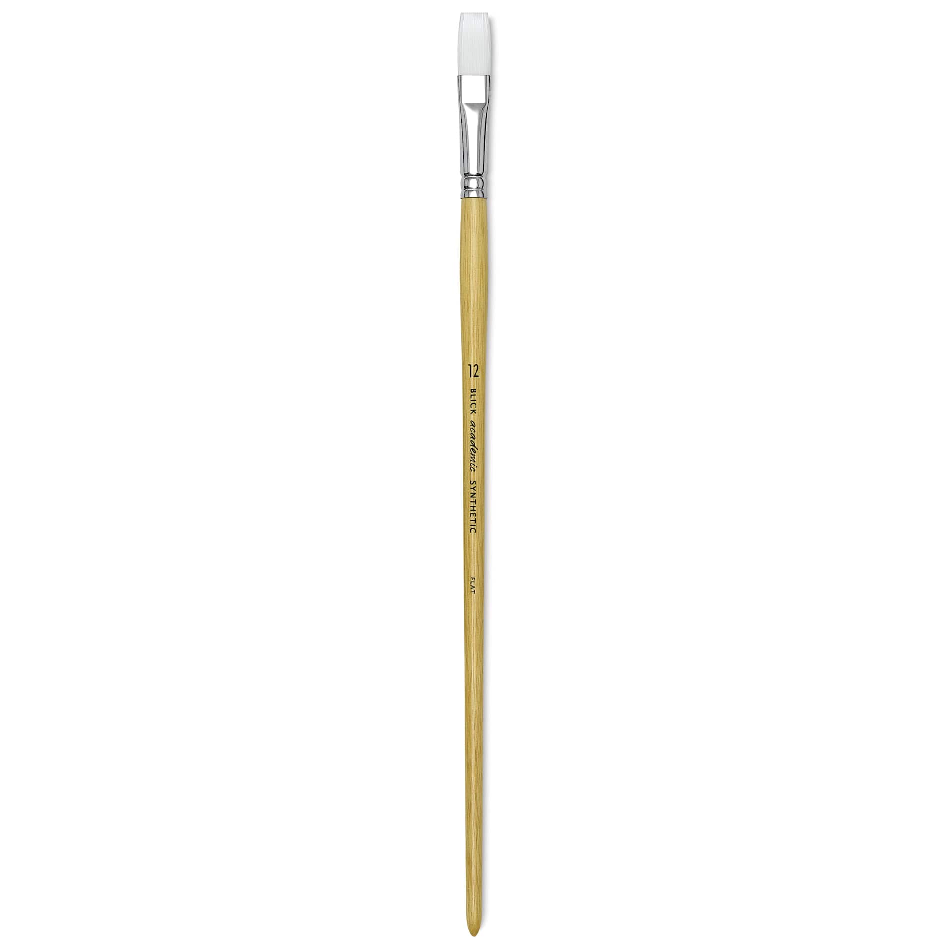 Blick Academic White Synthetic Brush - Flat, Size 12