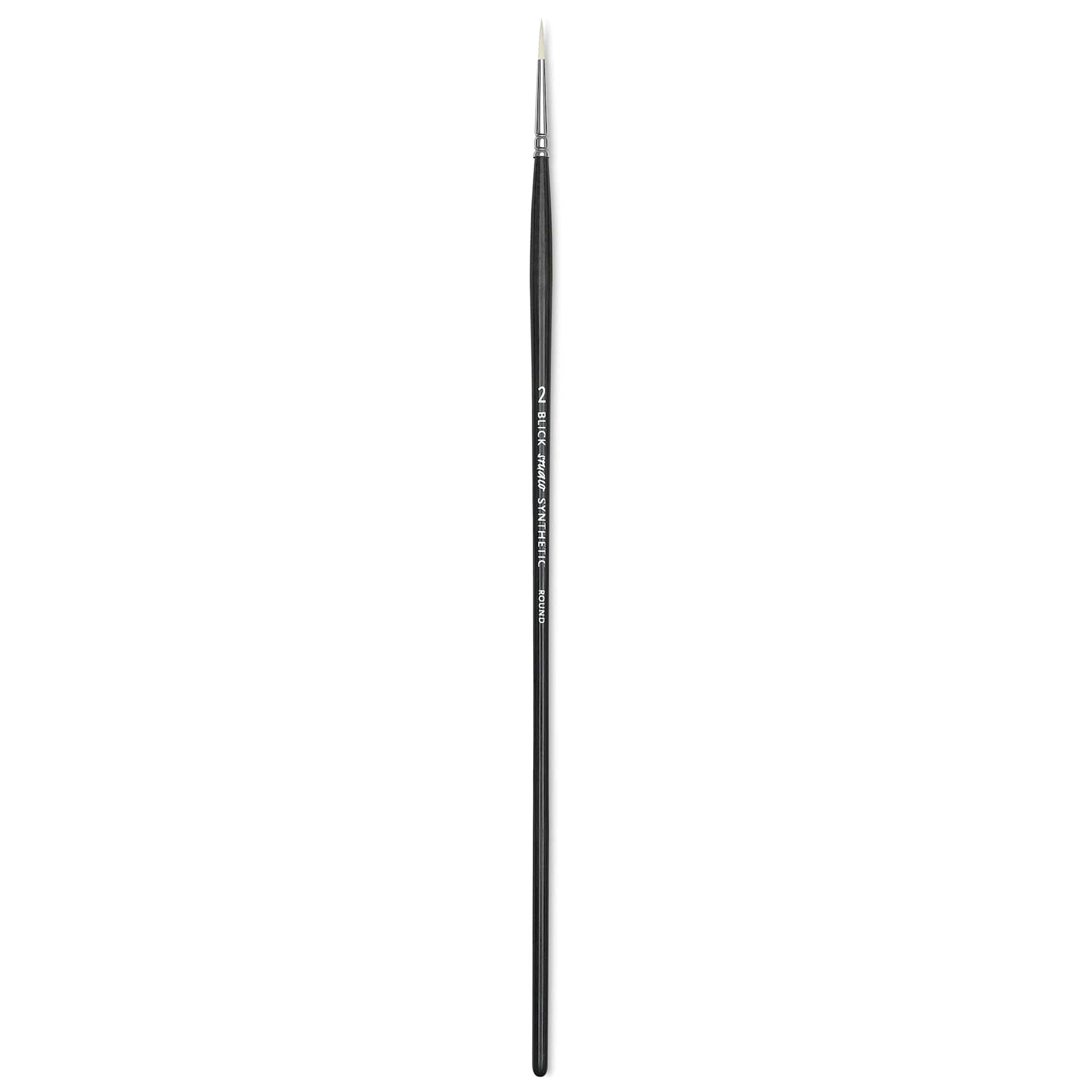 Blick Studio Synthetic Brush - Round, Long Handle, Size 2