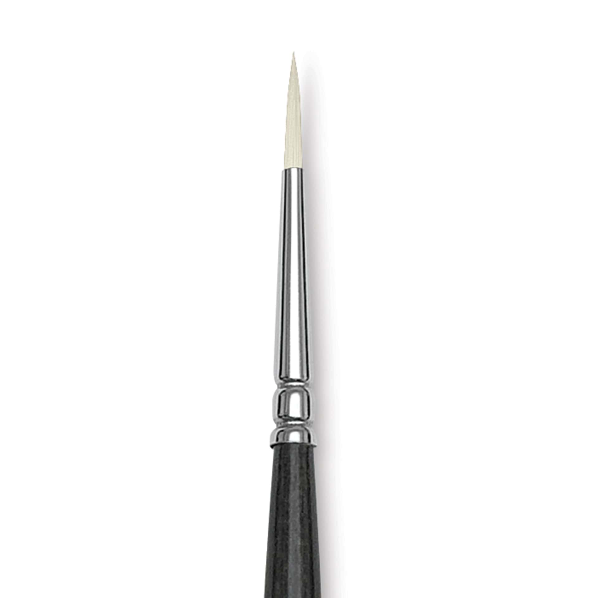 Blick Studio Synthetic Brush - Round, Long Handle, Size 2, close-up