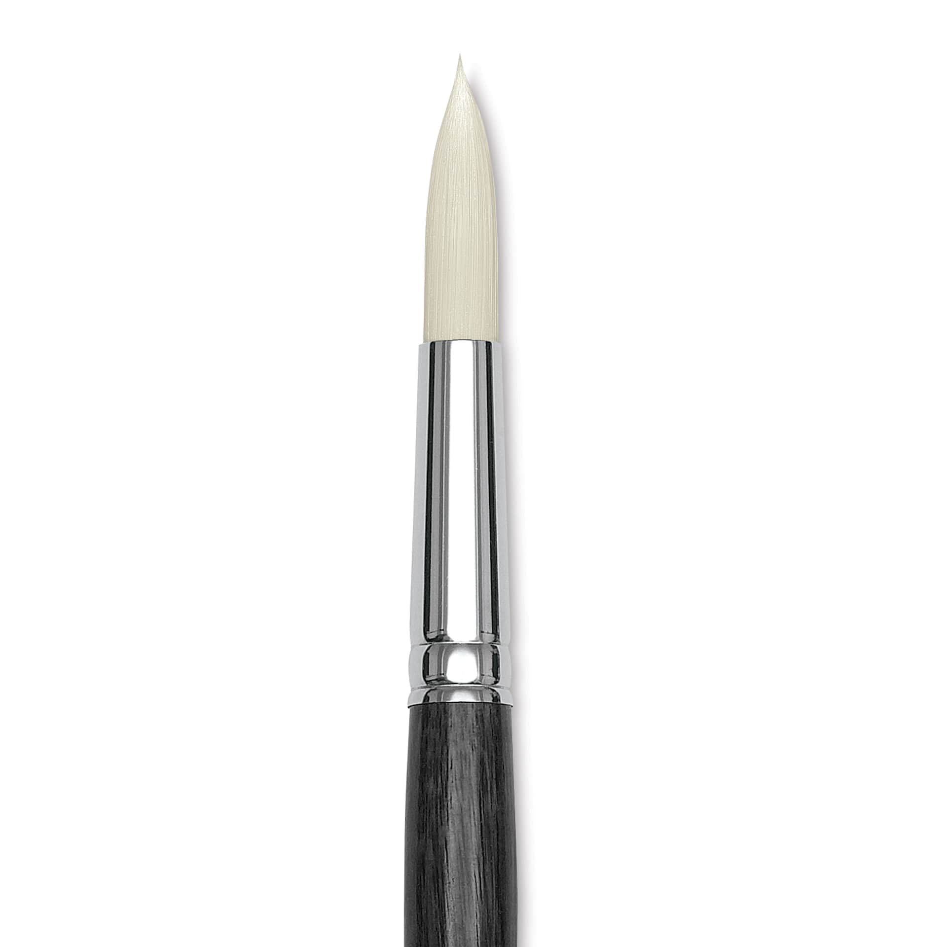 Blick Studio Synthetic Brush - Round, Long Handle, Size 20, close-up