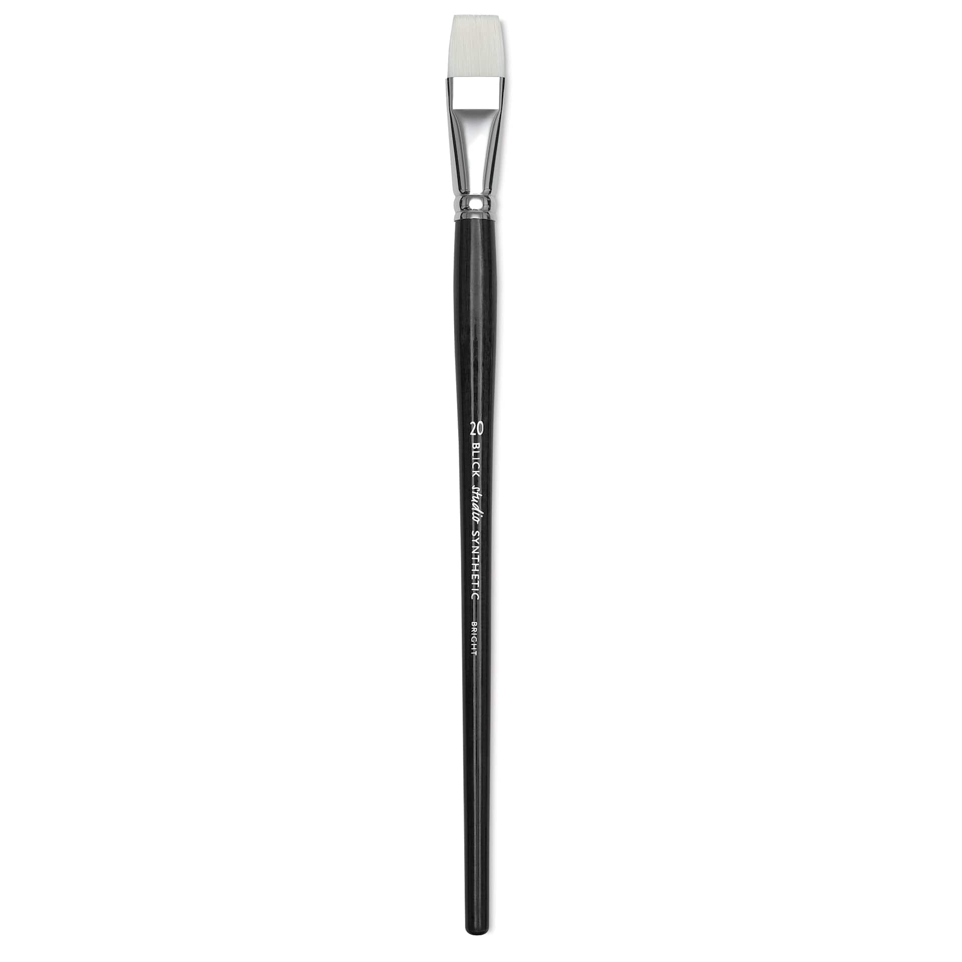 Blick Studio Synthetic Brush - Bright, Long Handle, Size 20
