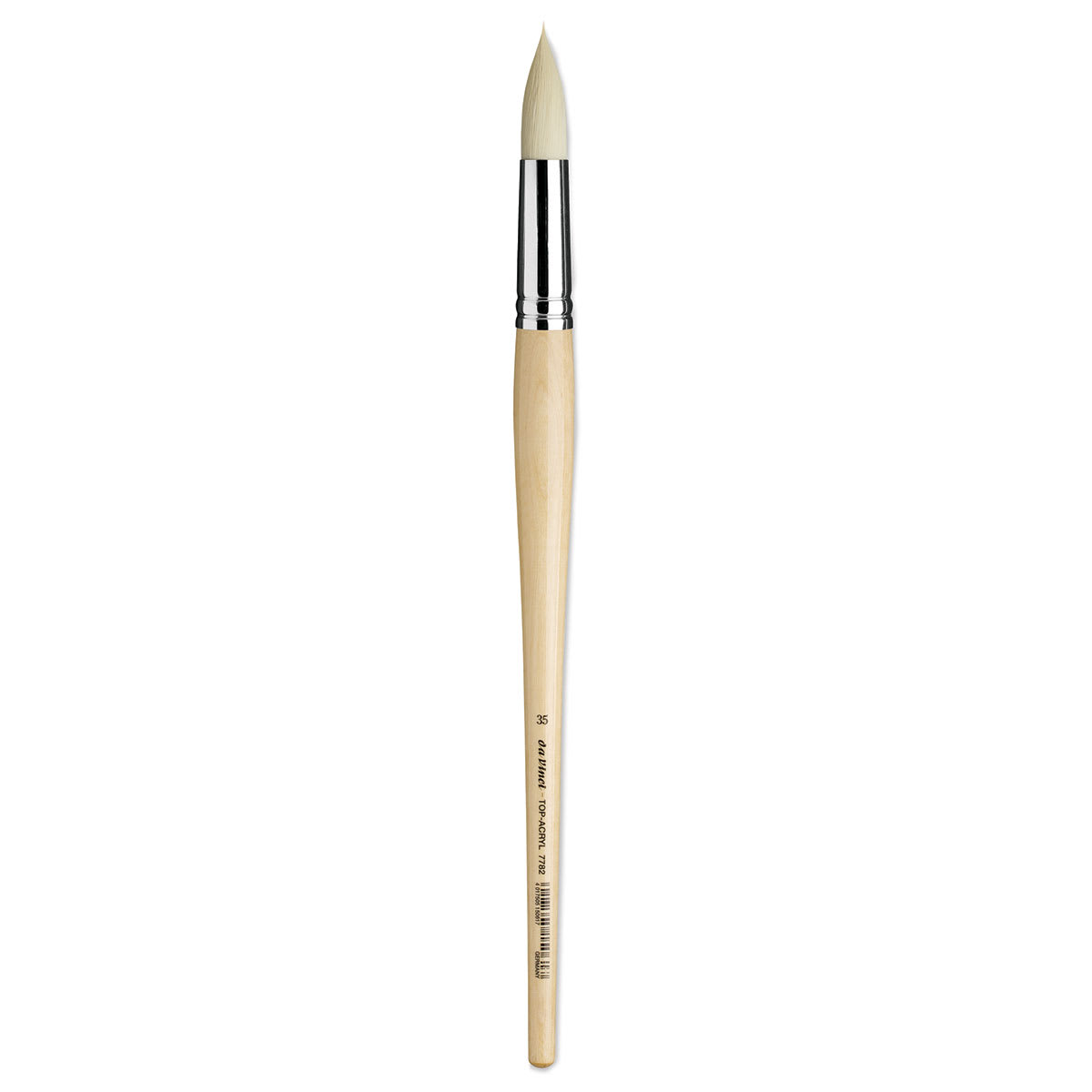 Da Vinci Top Acryl Synthetic Brush - Round, Long Handle, Size 35