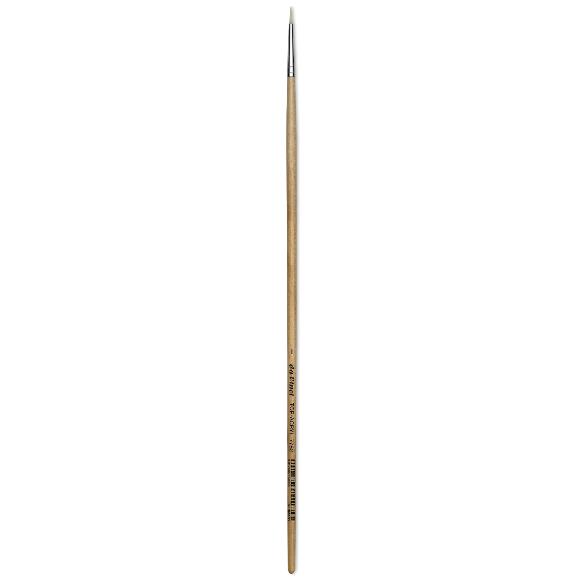 Da Vinci Top Acryl Synthetic Brush - Round, Long Handle, Size 1