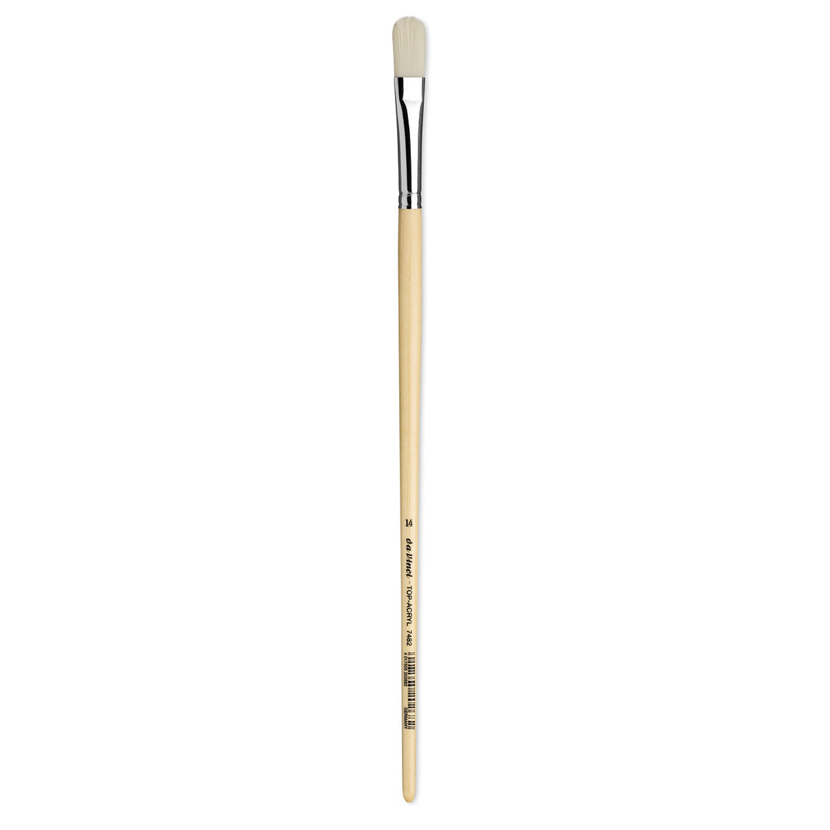 Da Vinci Top Acryl Synthetic Brush - Filbert, Long Handle, Size 14