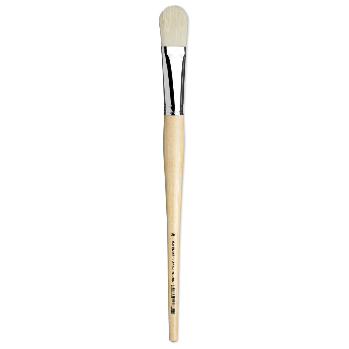 Da Vinci Top Acryl Synthetic Brush - Filbert, Long Handle, Size 30